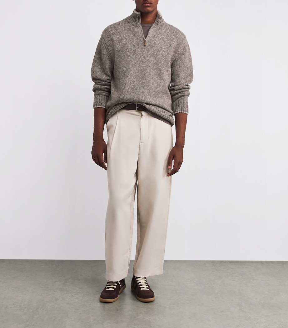 Wool-Cashmere Sweater 074 TORTORA-BEIGE Image 2