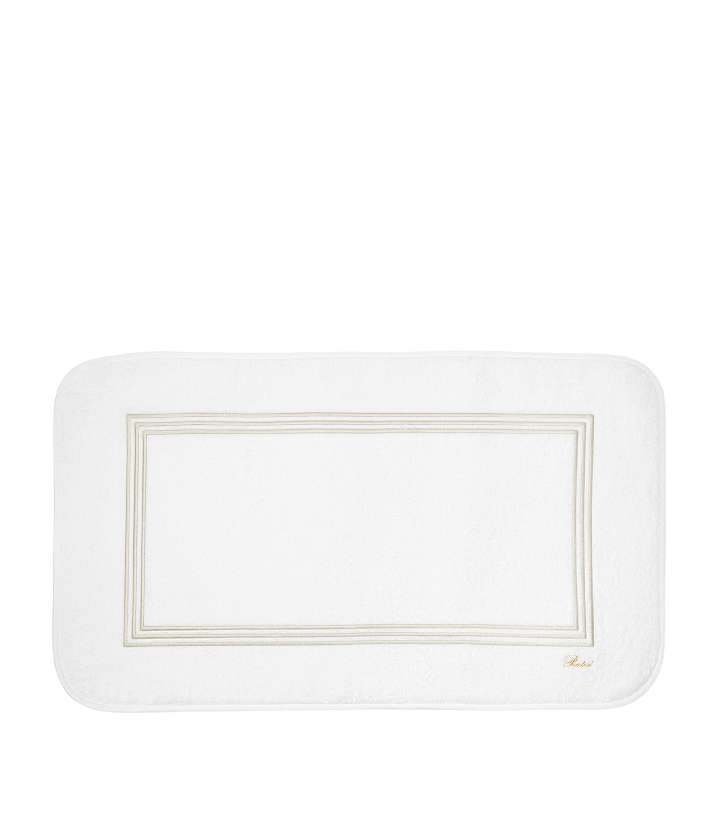 Pratesi Tre Righe Bath Mat In Green