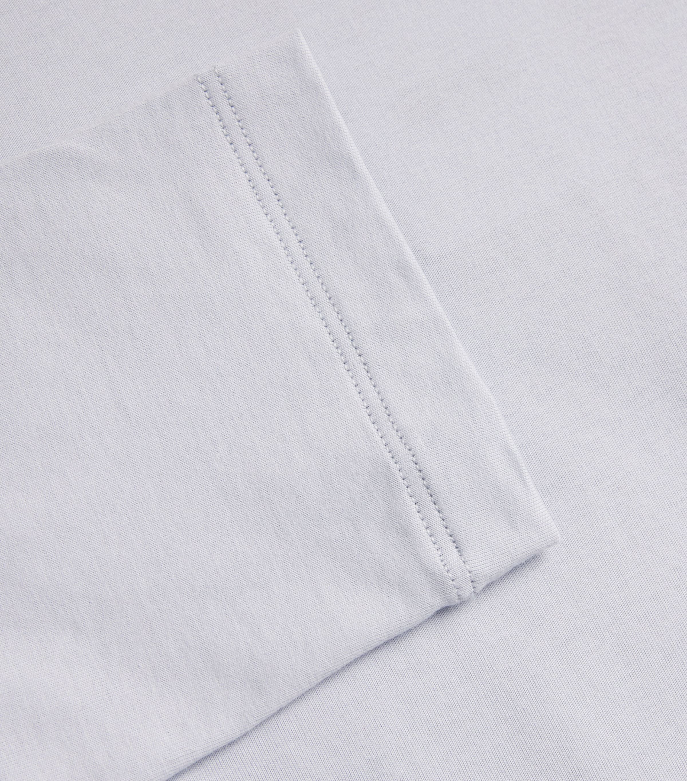 Cotton Living Long-Sleeve T-Shirt 2125 WHITE TOPAZ Image 5