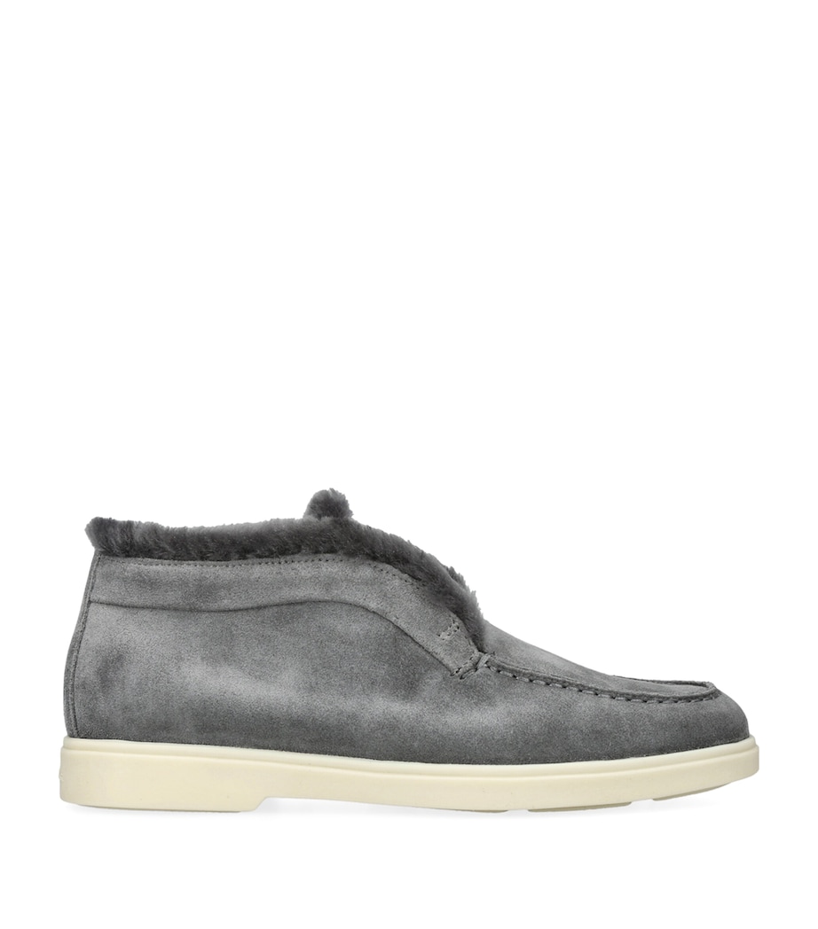 Suede Fortune Ankle Boots GREY/LIGHT Image 1