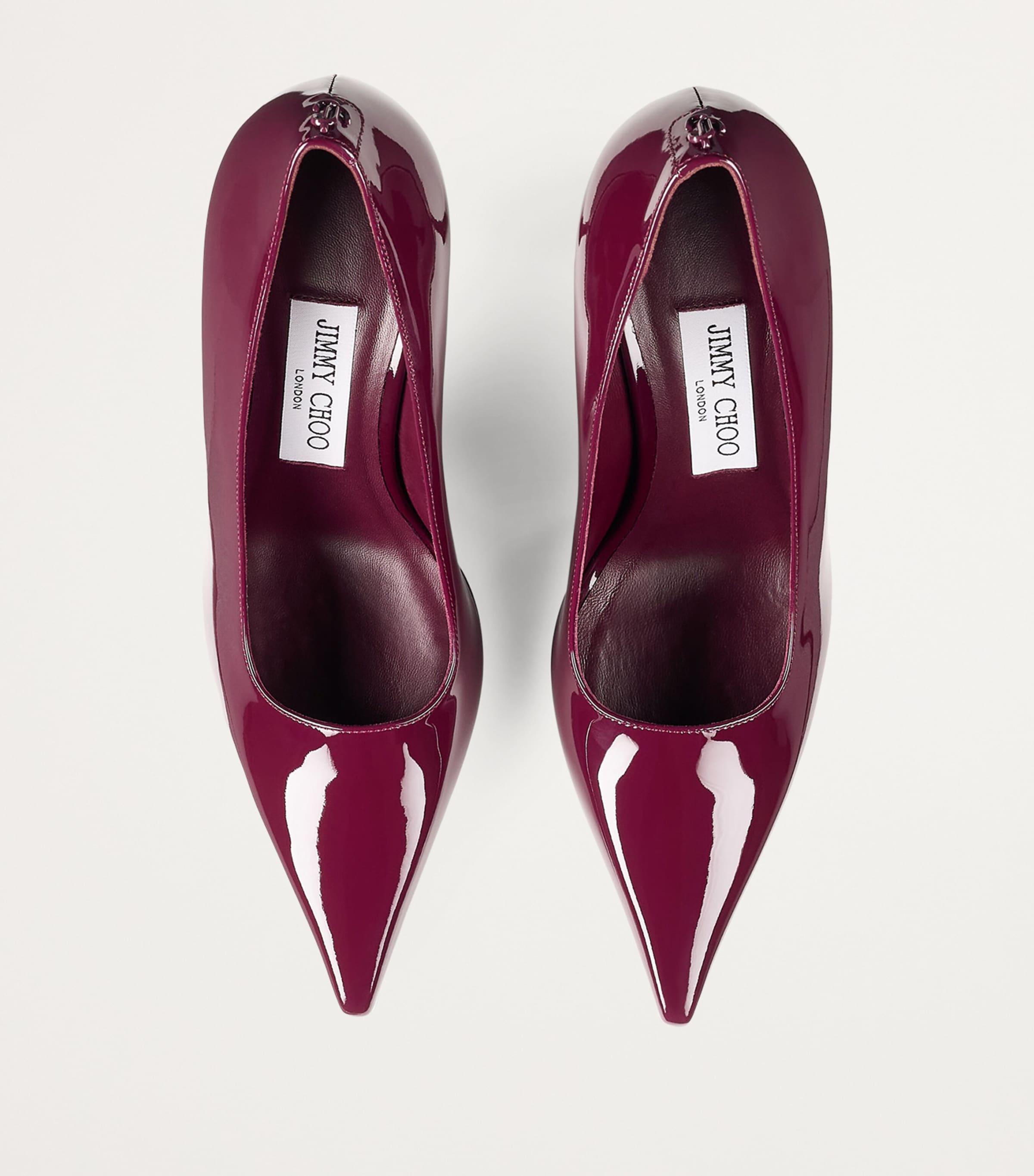 Ixia 80 Leather Pumps GARNET Image 4