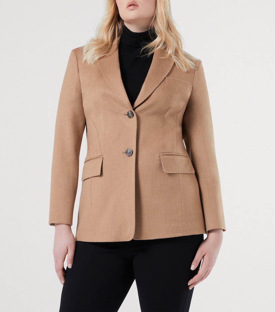 Camel Wool Blazer CAMEL Image 2