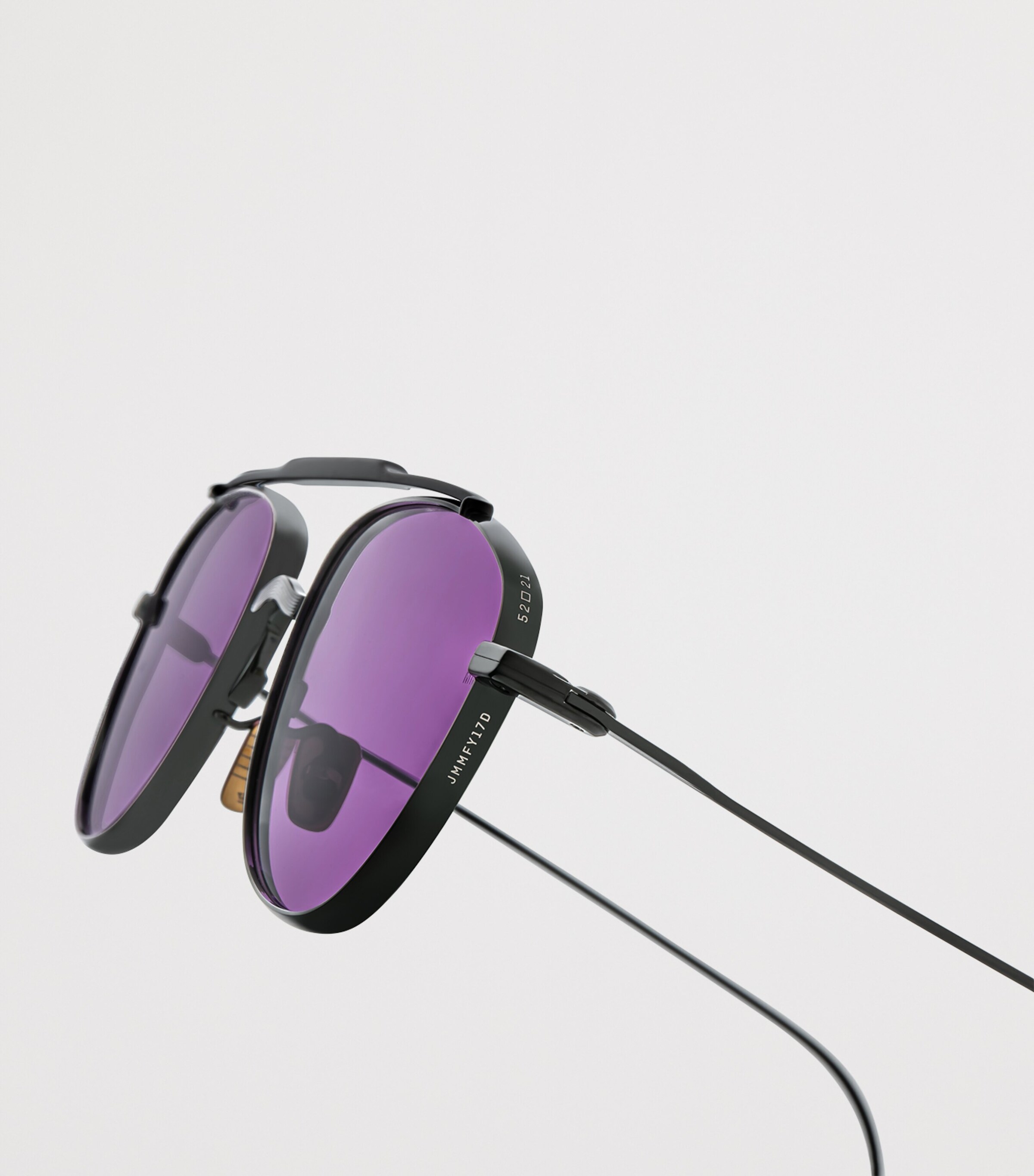 Jacques Marie Mage Titanium Flynn Aviator Sunglasses Spider Image 2
