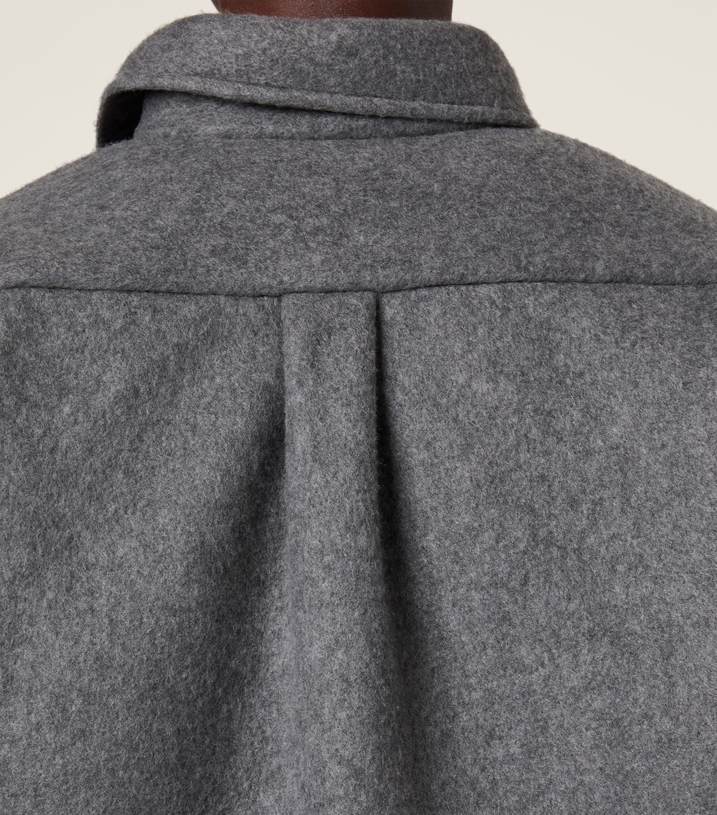 Miu Miu Womens Fleece Logo Shirt Image 5