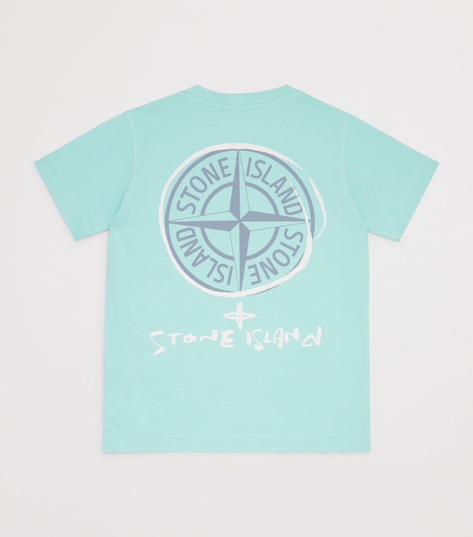 Stone Island Junior Cotton Logo T-Shirt (4-14 Years) Image 2