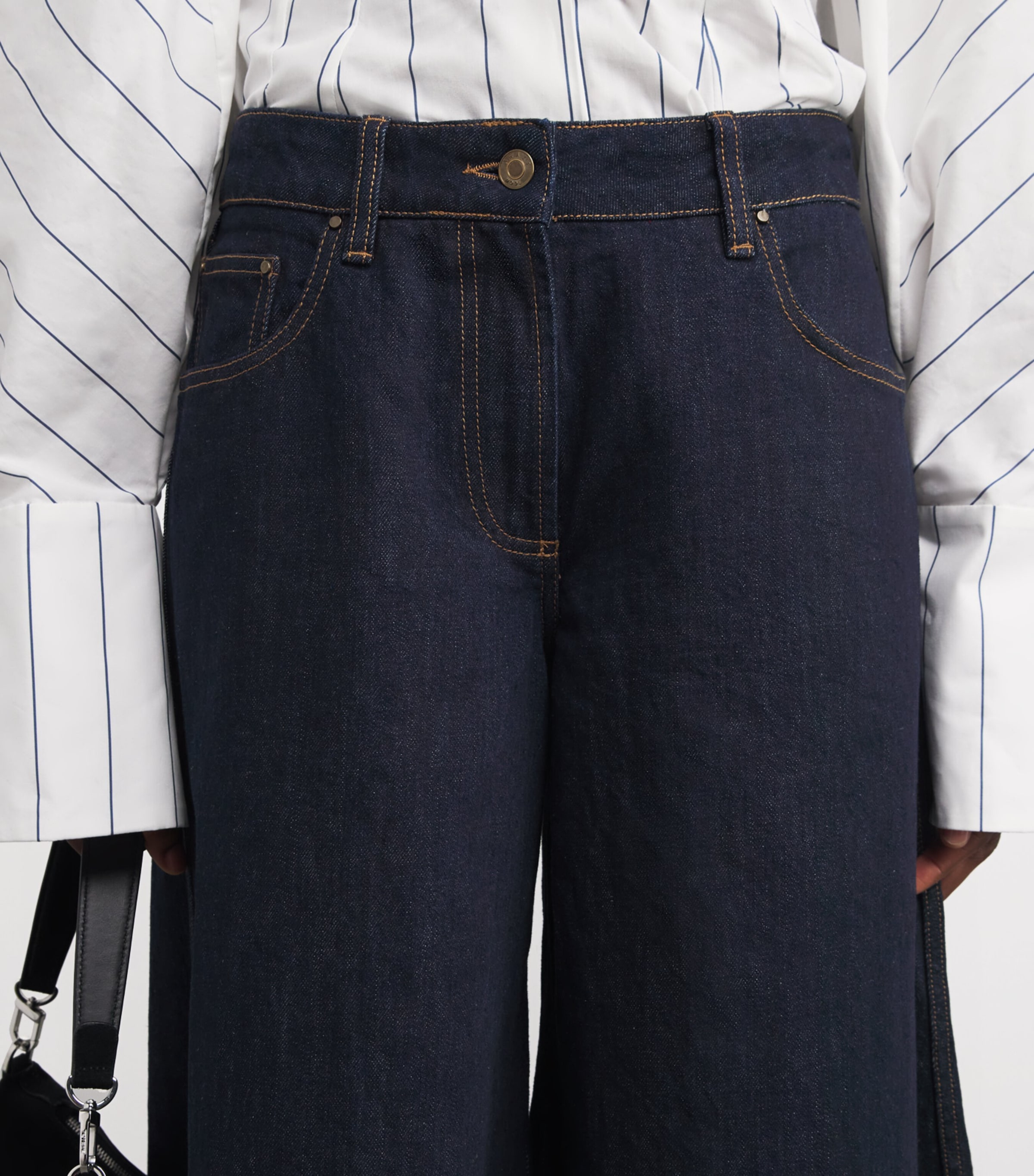 Wide-Leg Jeans INDIGO RINSE WASH Image 6