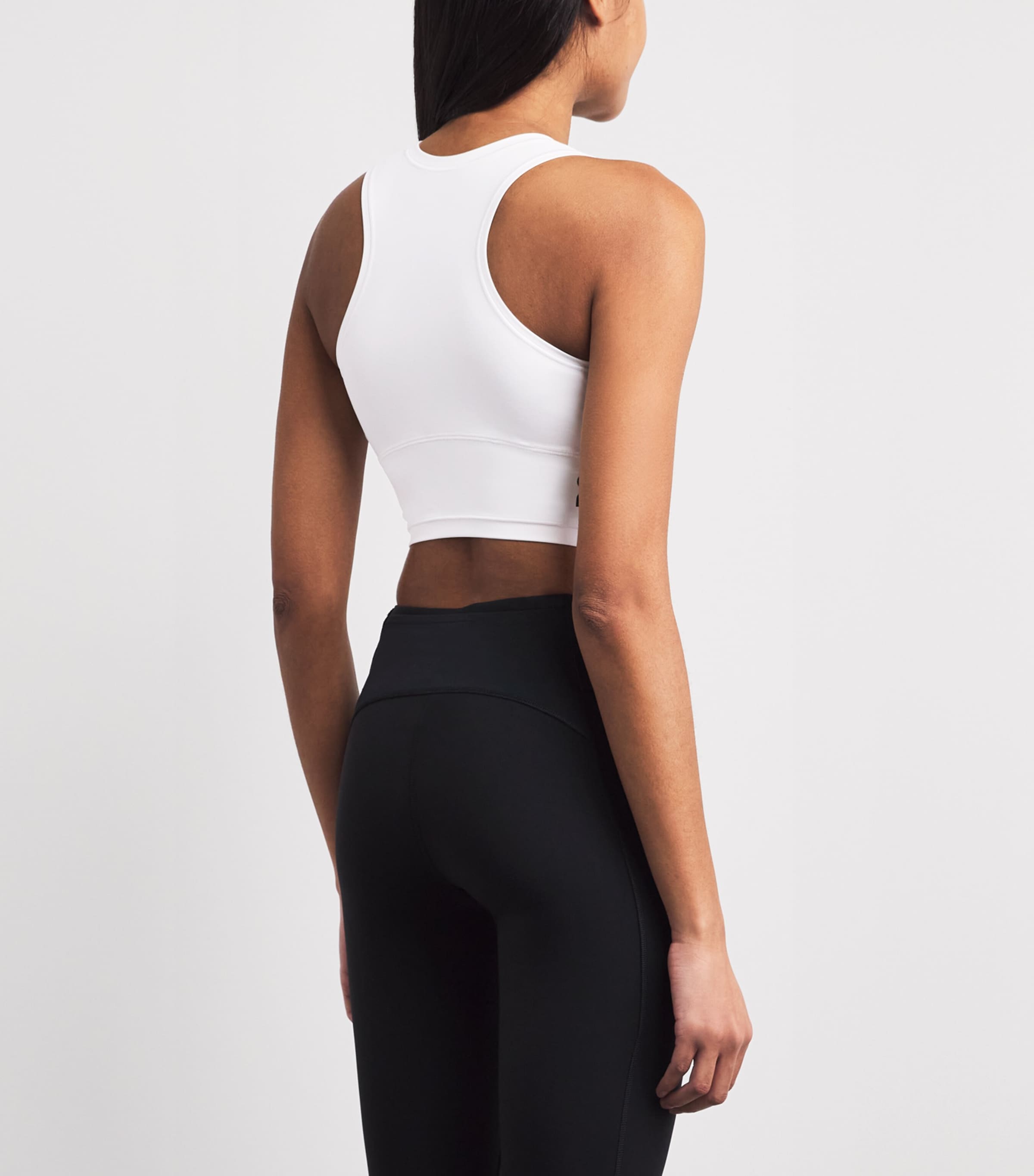 On Womens Studio Cropped Tank Top White Image 5