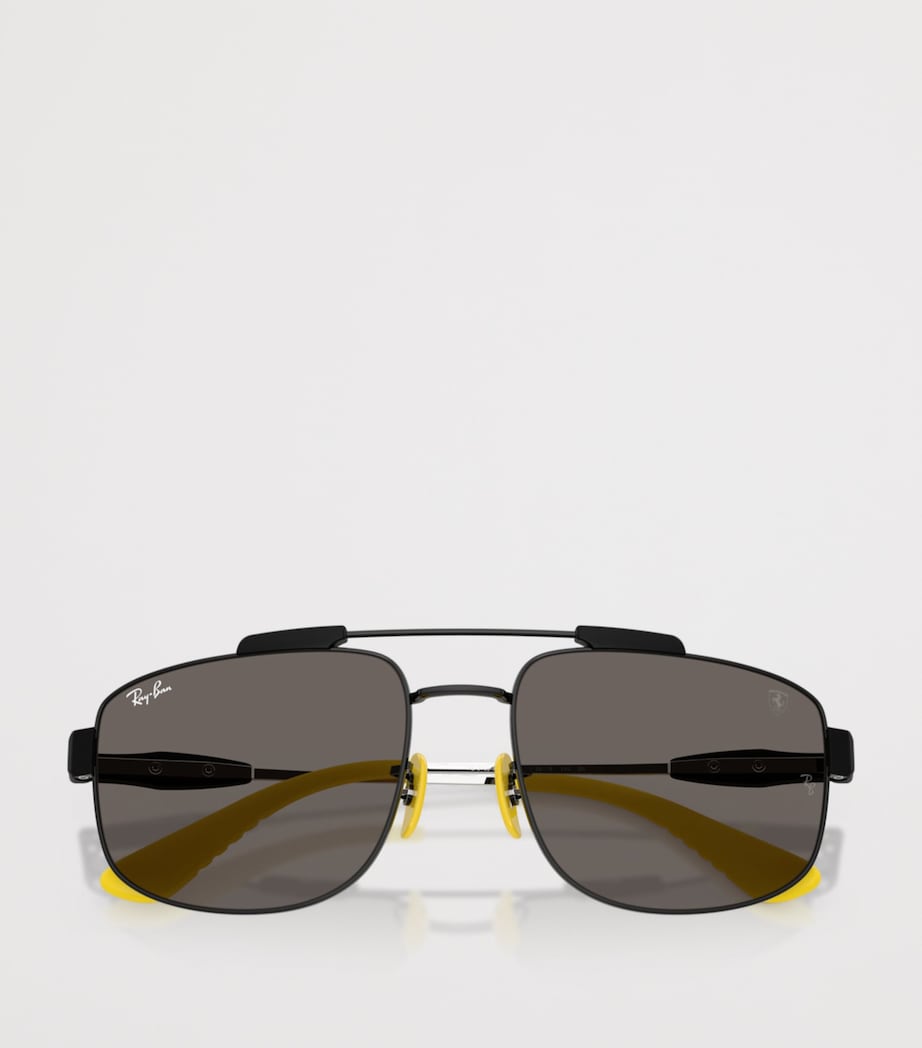 Ray-Ban Scuderia Ferrari Collection Square Sunglasses Black Image 5