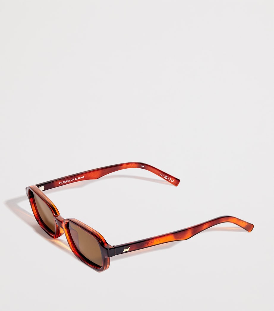 Slim Rectangle Pilferer Sunglasses TOFFEE TORT Image 2