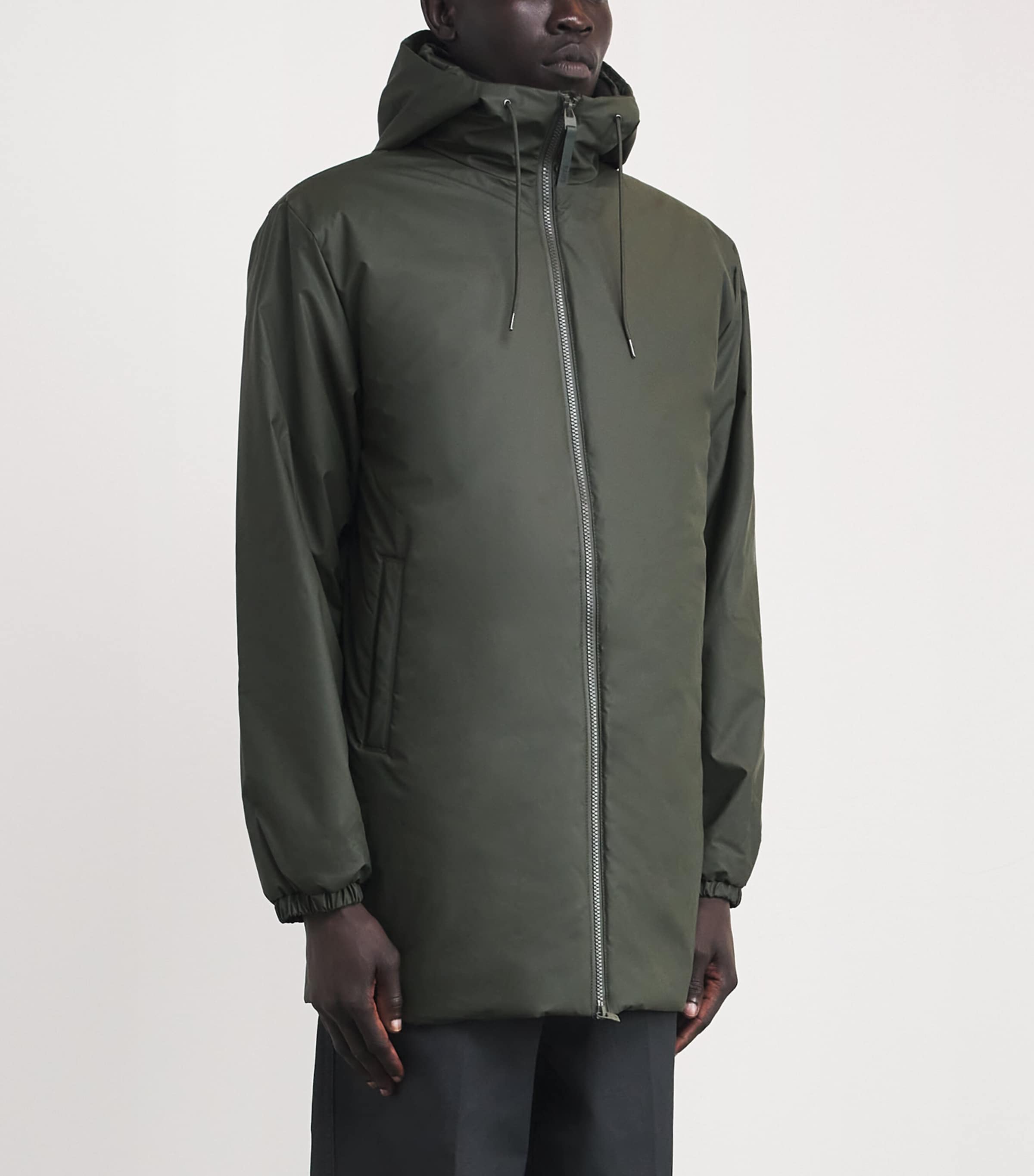 Waterproof Long Lohja Jacket 03 GREEN Image 3