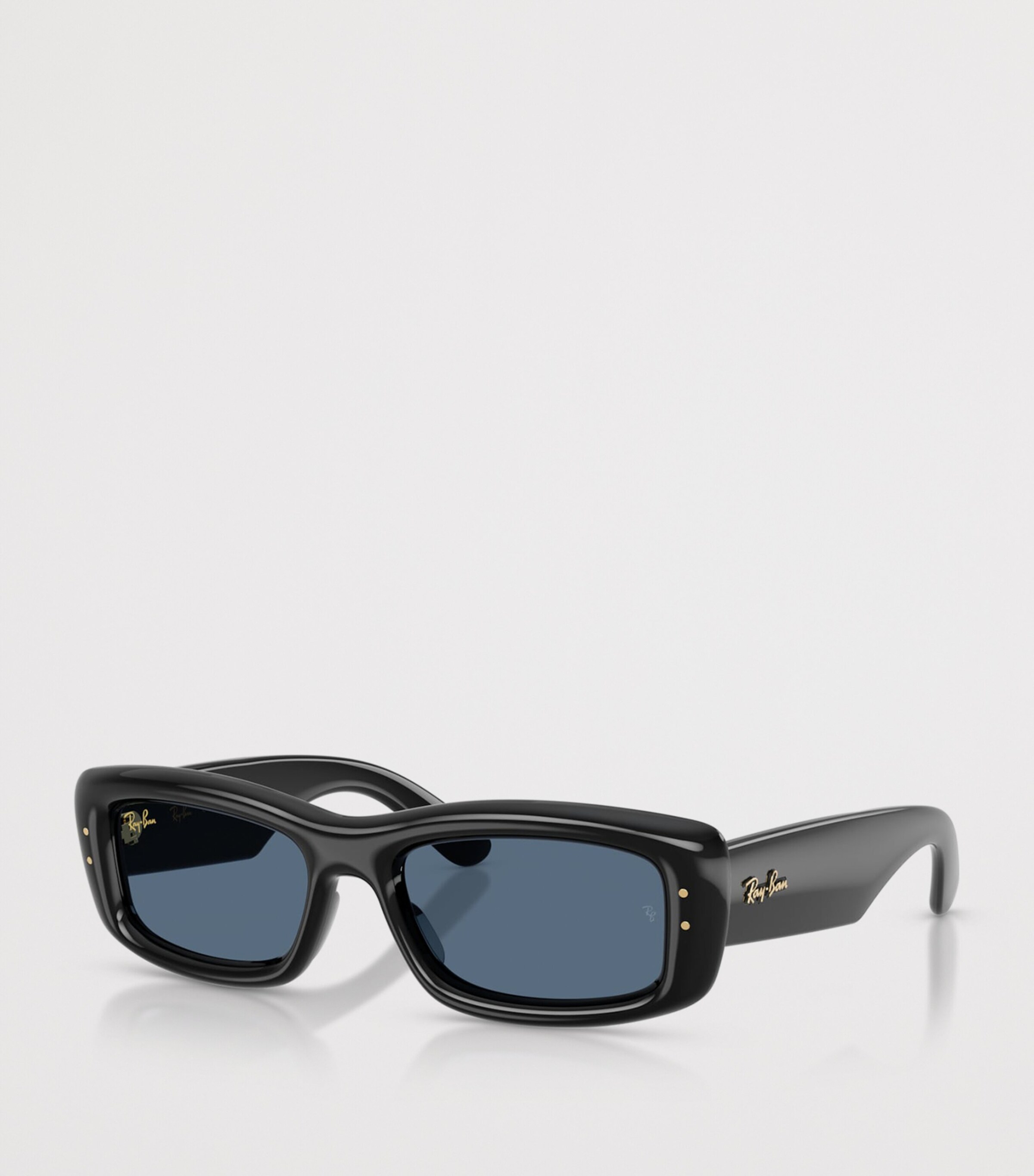 Ray-Ban Kiliane Puffer Rectangle Sunglasses Black Image 2