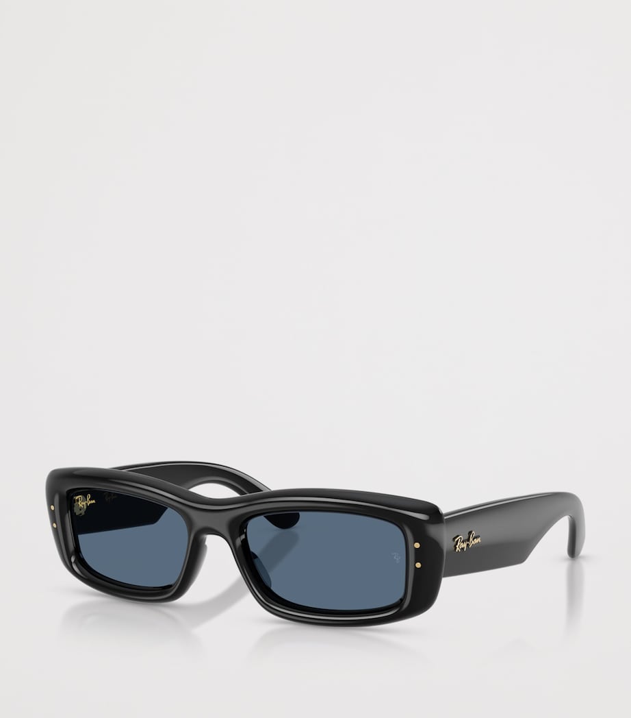 Ray-Ban Kiliane Puffer Rectangle Sunglasses Black Image 2