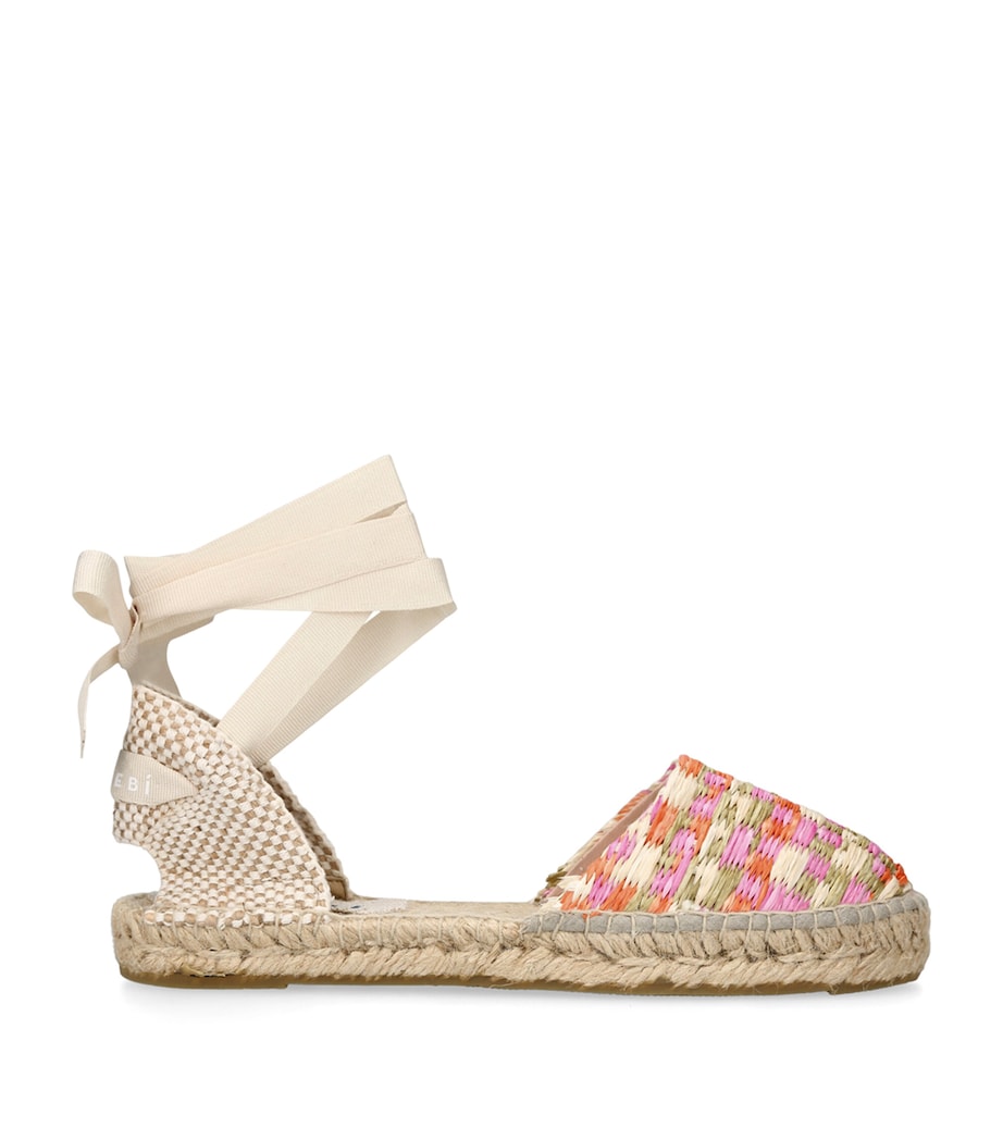 Tie-Up Yucatan Espadrilles PINK COMB Image 1