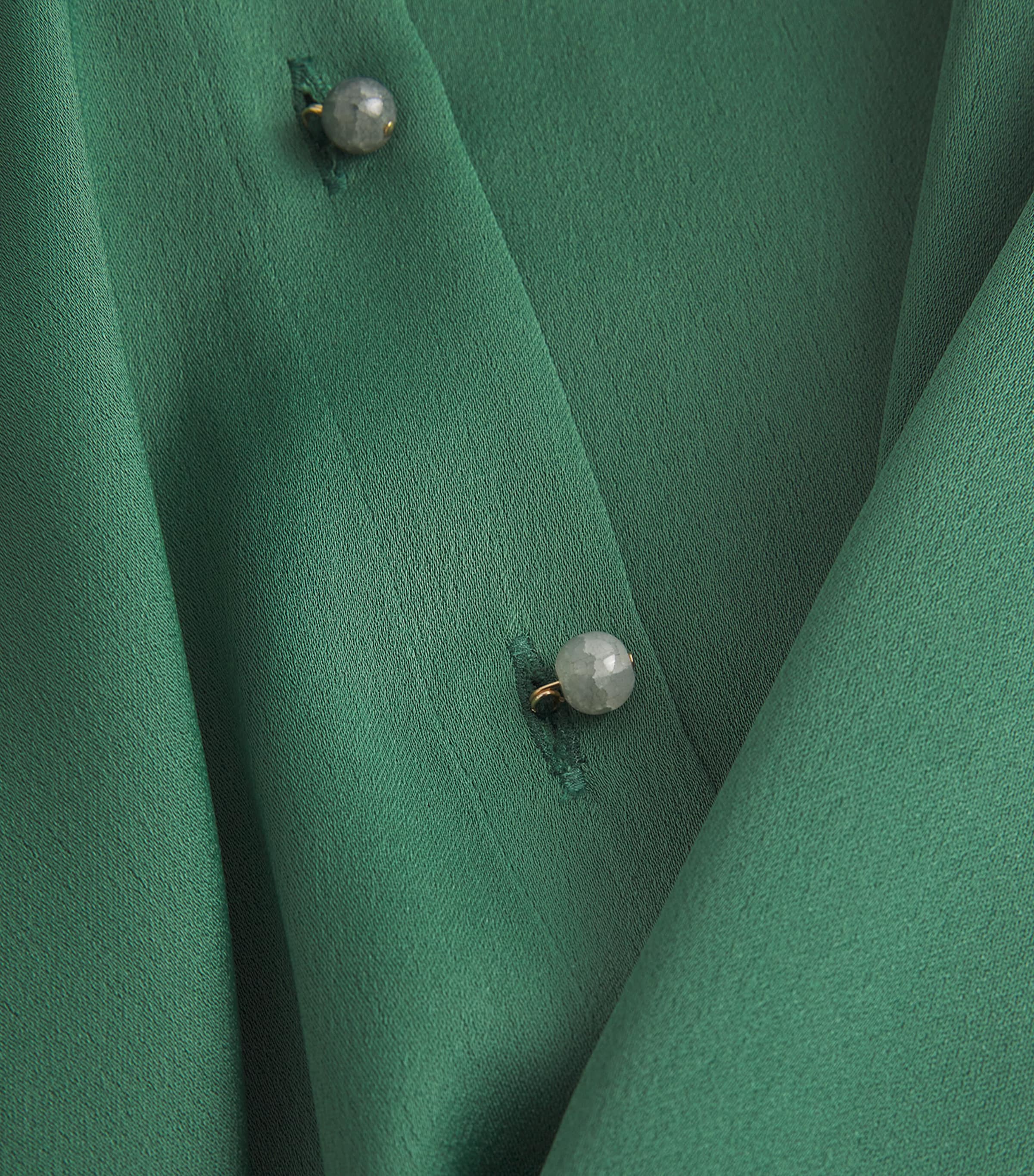 Reflection Shirt GREEN SATIN Image 5