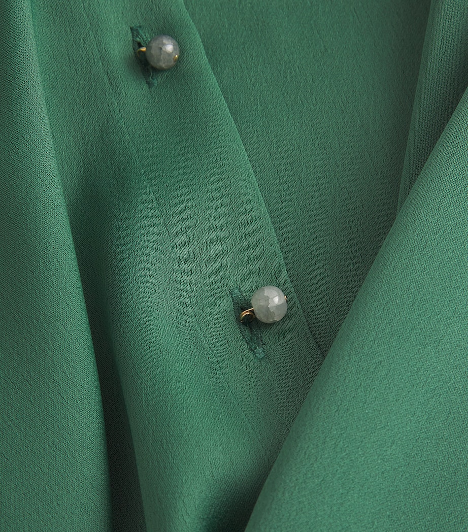 Reflection Shirt GREEN SATIN Image 5