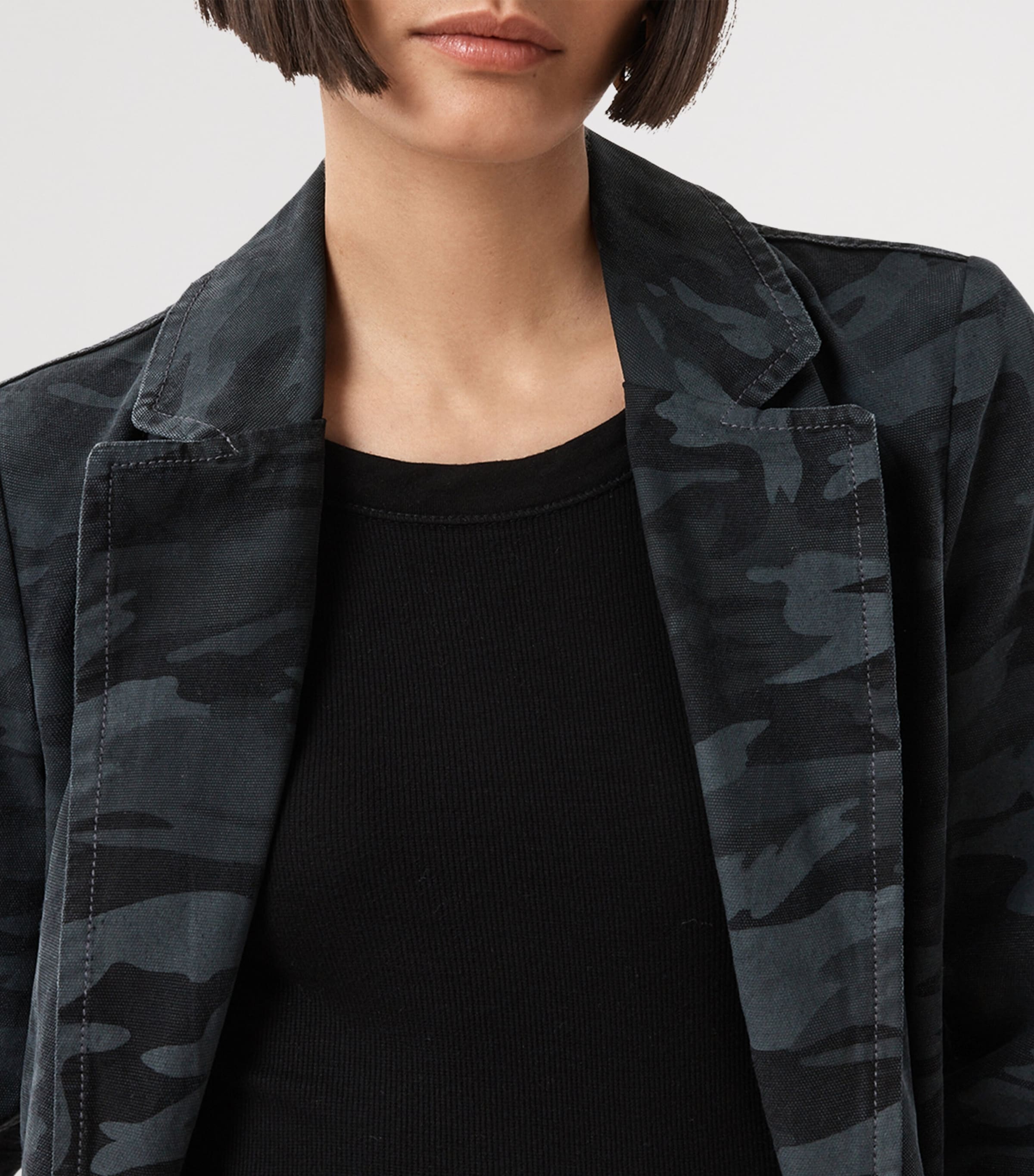 Denim Aleida Blazer CAMO INK BLUE Image 8
