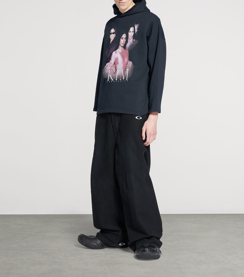Cotton Printed Hoodie 1083 Image 4