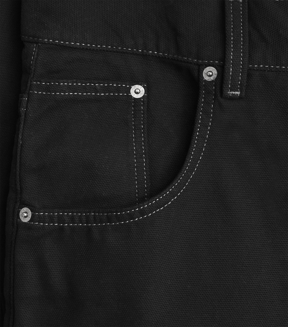 Organic Cotton Straight Jeans BLACK 999 Image 5