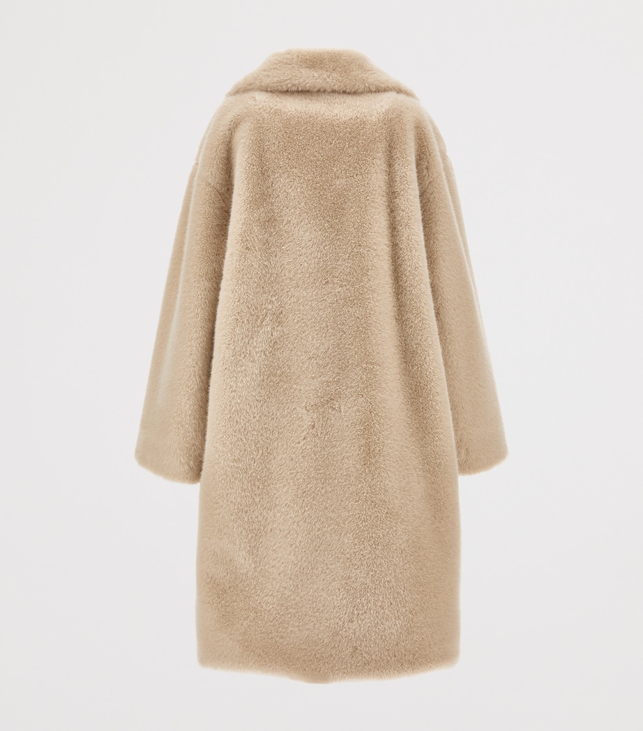 Faux Fur Teddy Coat (2-12 Years) BEIGE Image 2