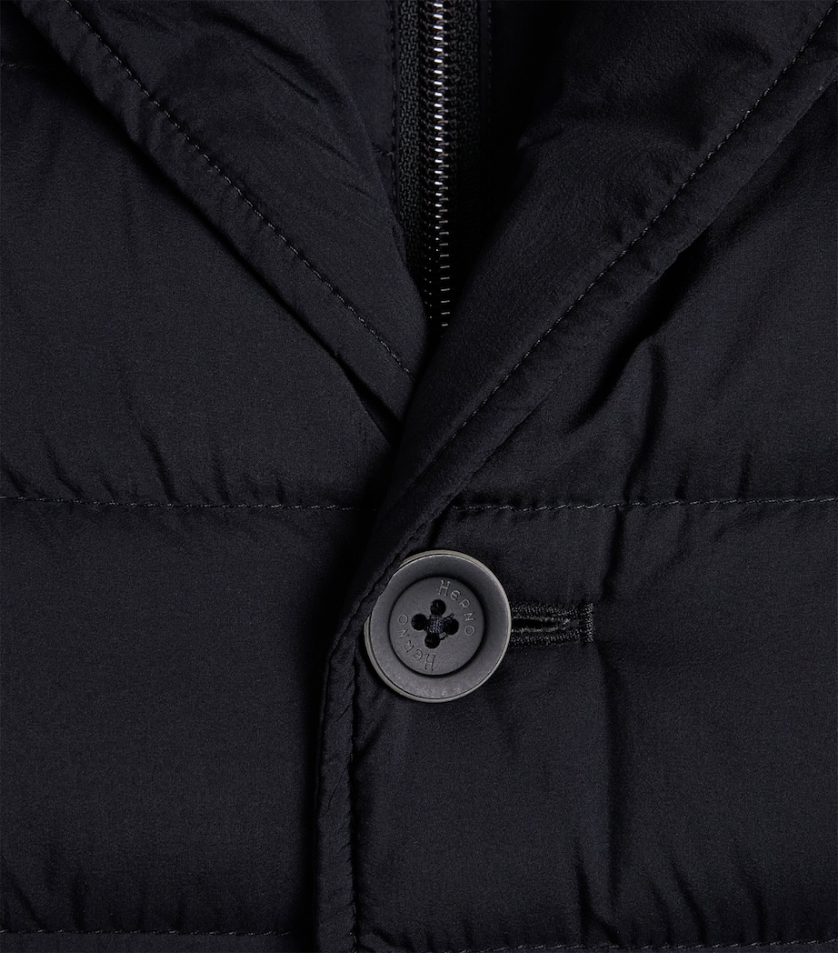 Herno Mens Down Quilted Puffer Jacket Black Image 6