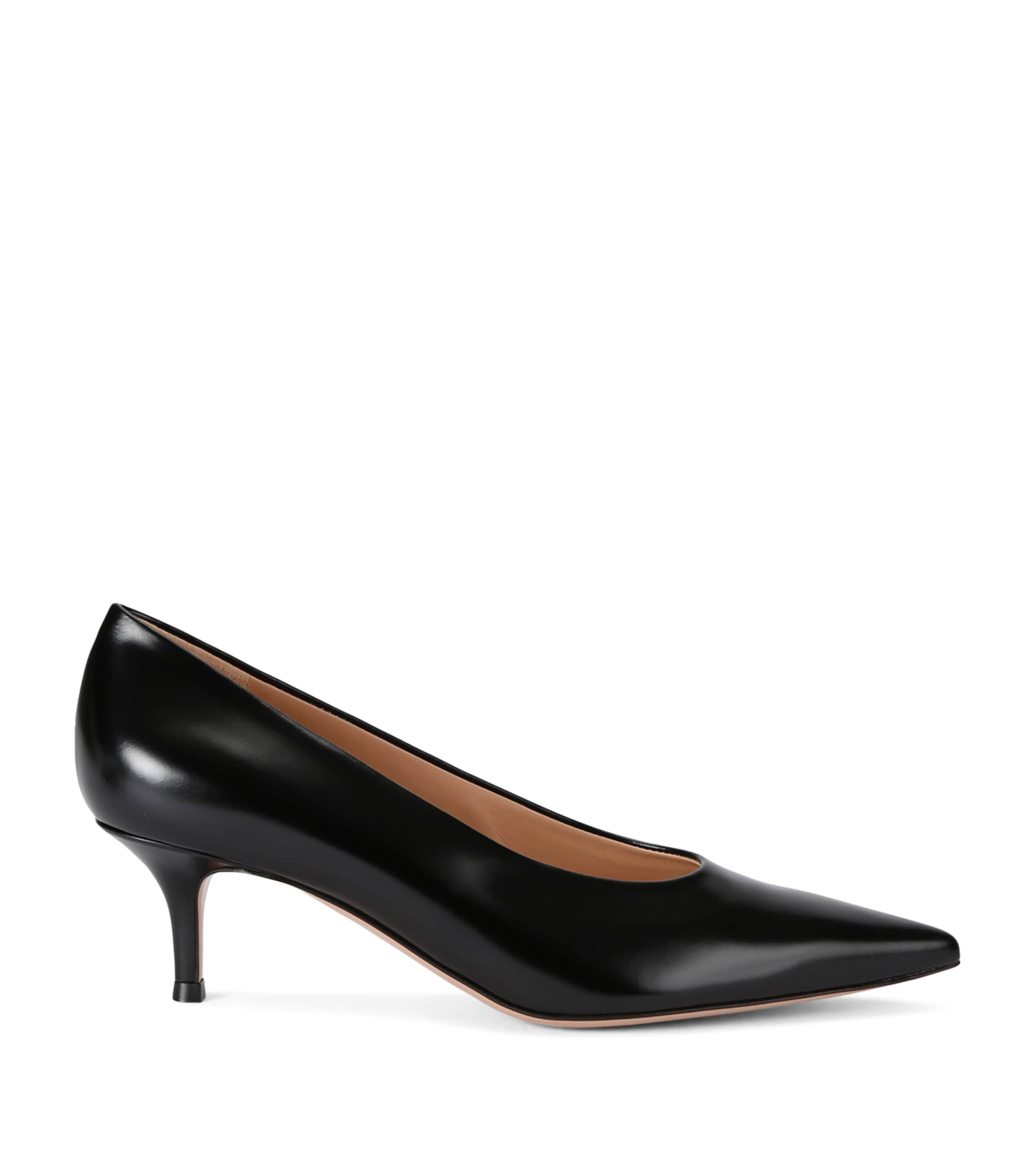 Shop Gianvito Rossi Leather Tokio Pumps 55 In Black