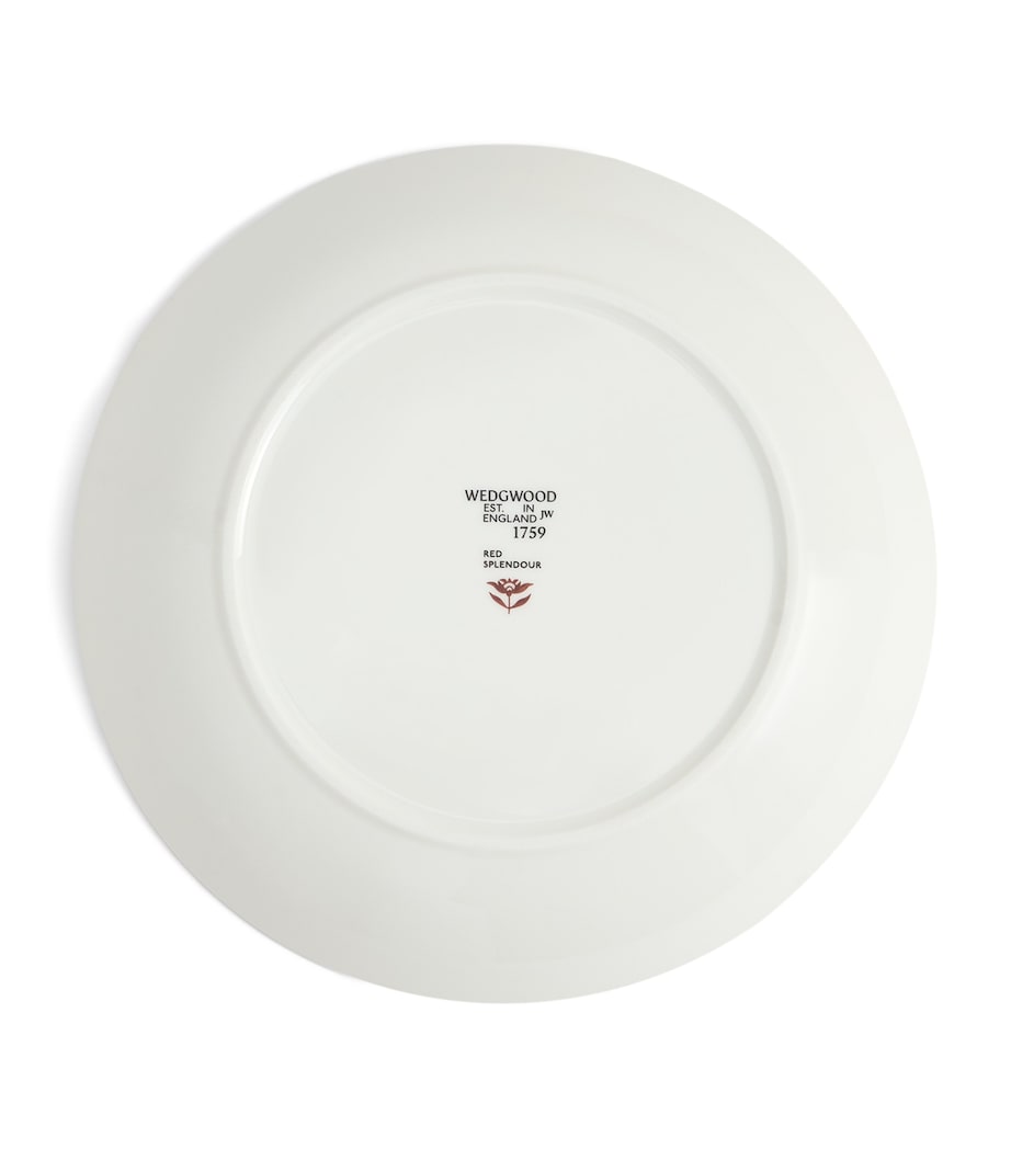 Red Splendour Deep Plate (22cm) RED Image 5