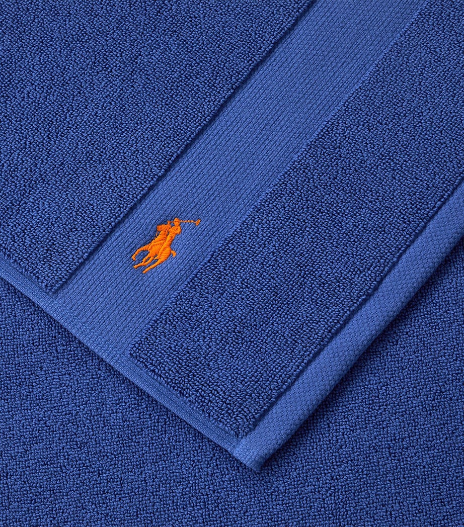 Polo Player Bath Mat (55cm x 90cm) IRIS BLUE Image 2