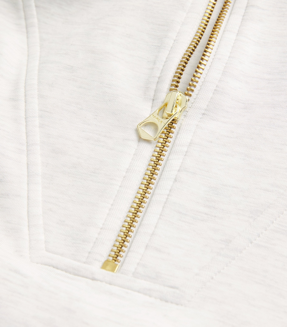 DoubleSoft Hawley Half-Zip Sweatshirt IVORY MARL Image 5