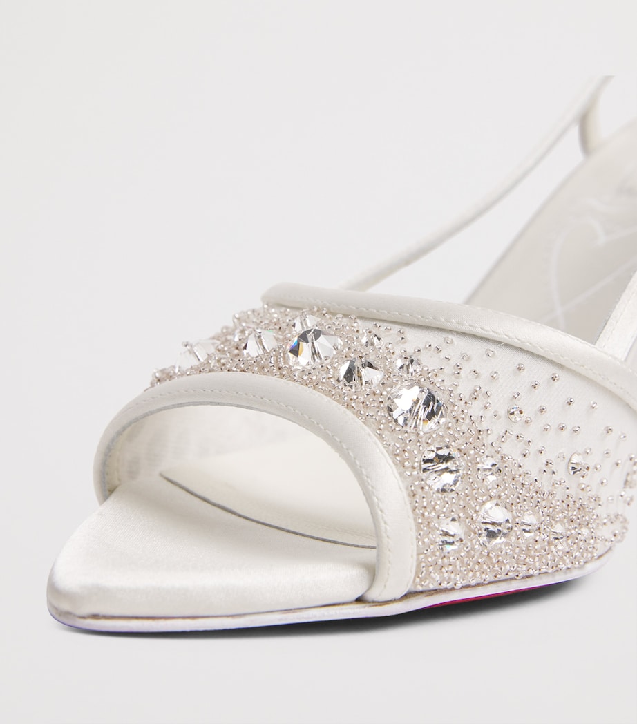 Miss Z Embellished Slingback Sandals 80 W654 Image 7