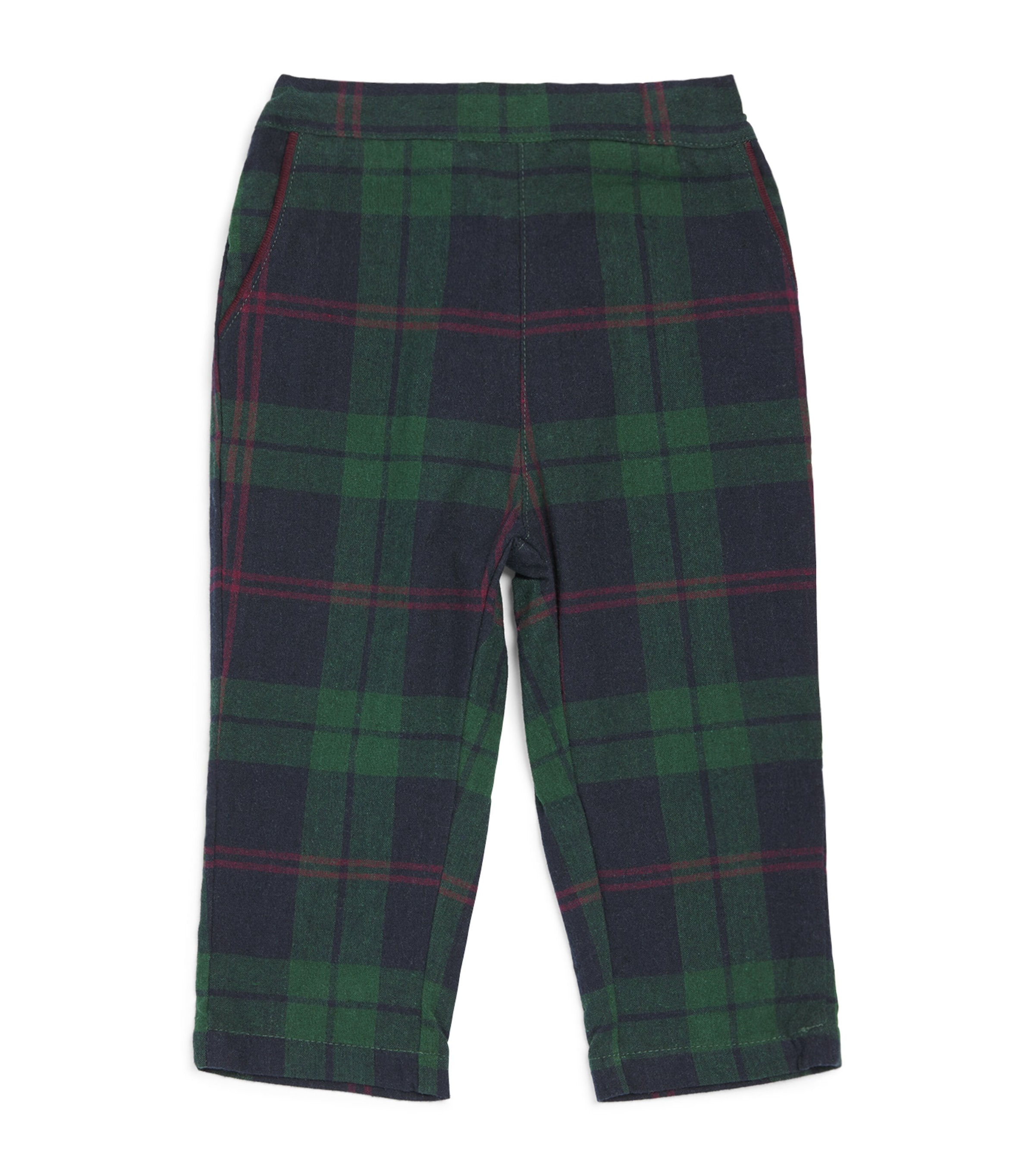 Eleanor Charles Tartan Trousers (3 Months-4 Years) Ng Image 1