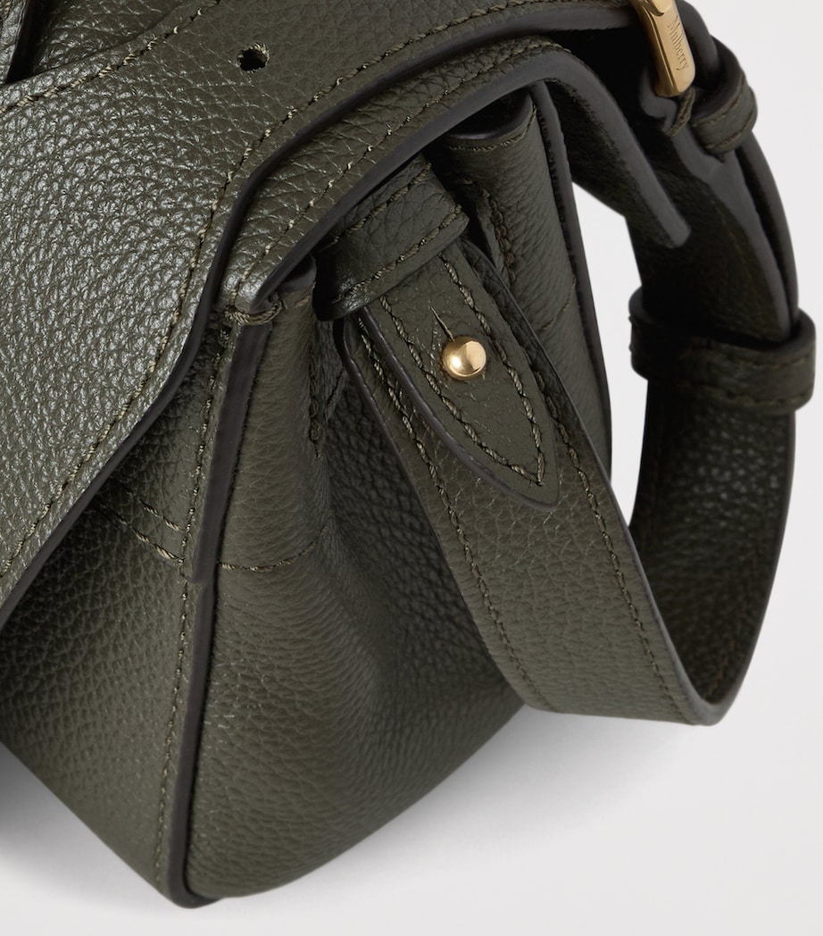 Mini Leather Bayswater Top-Handle Bag JUNIPER GREEN Image 4