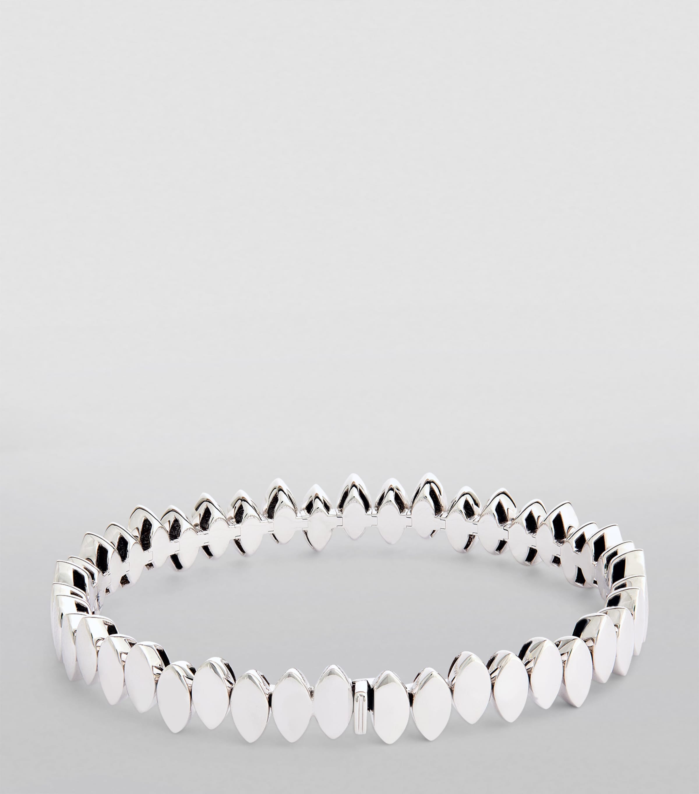 White Gold Navette Bracelet WHITE GOLD Image 2