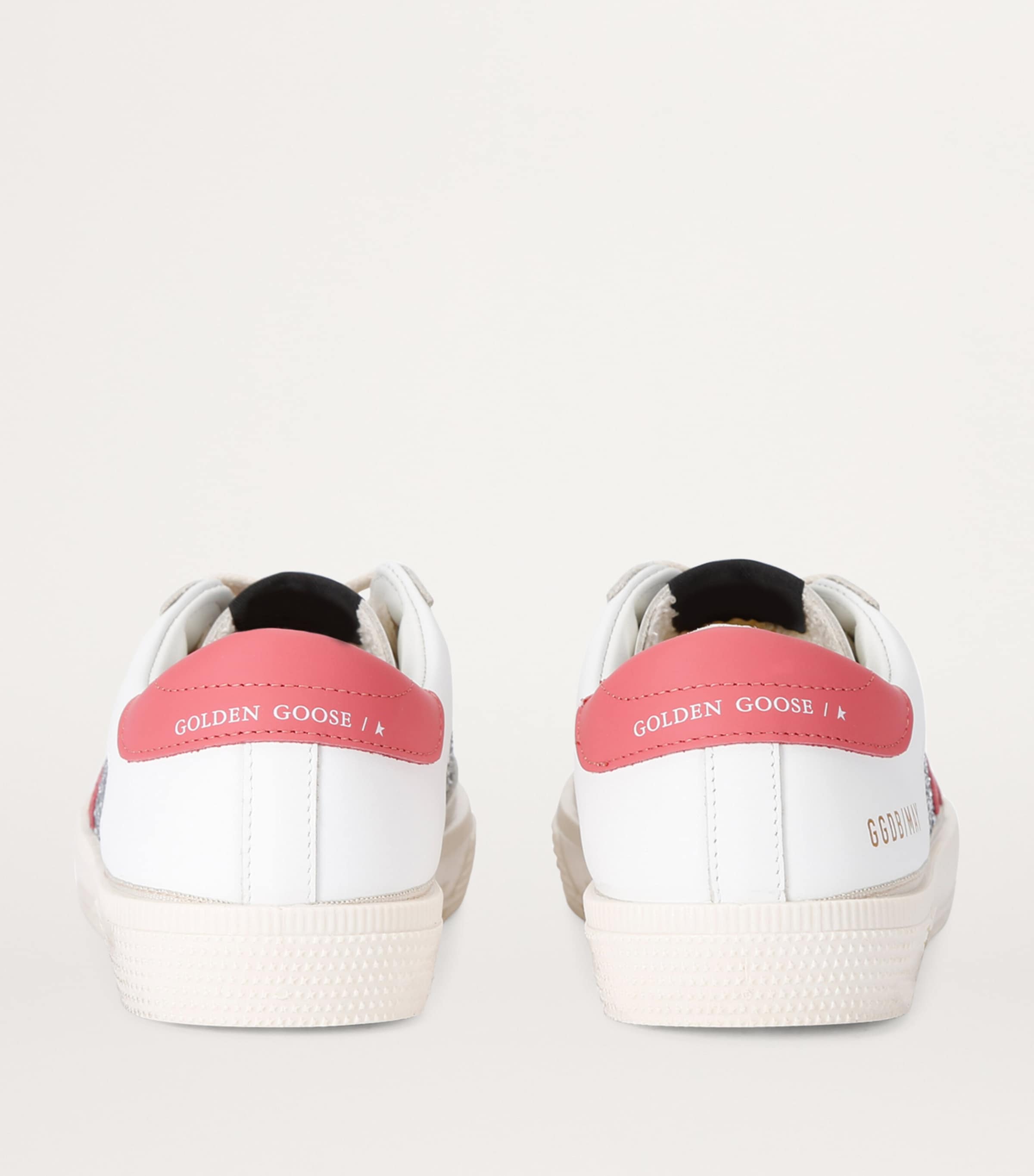 Golden Goose Leather May Sneakers Silver Com Image 2