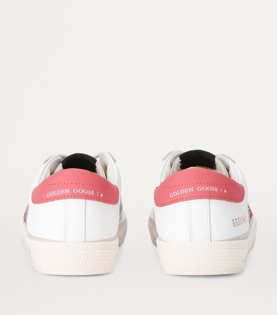 Leather May Sneakers SILVER COM Image 2