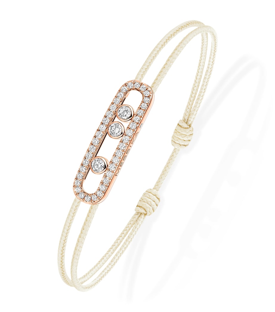 Rose Gold and Diamond MESSIKA CARE(s) Bracelet PINK GOLD Image 1