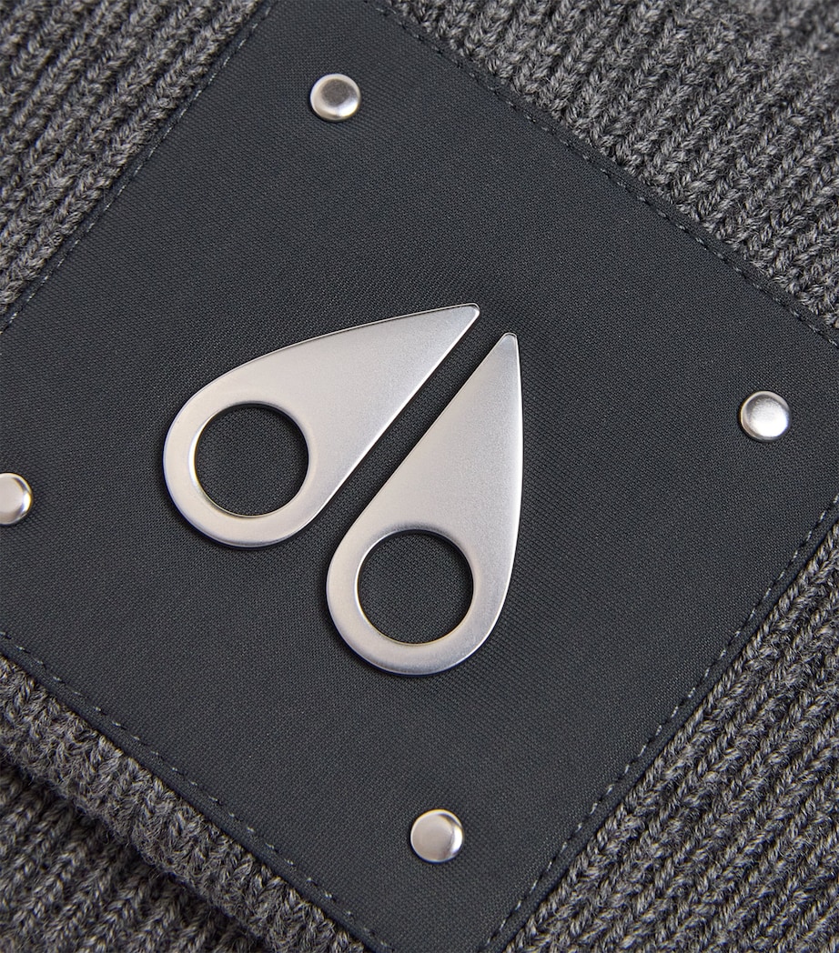 Wool Logo Beanie CEMENT - 1542 Image 3