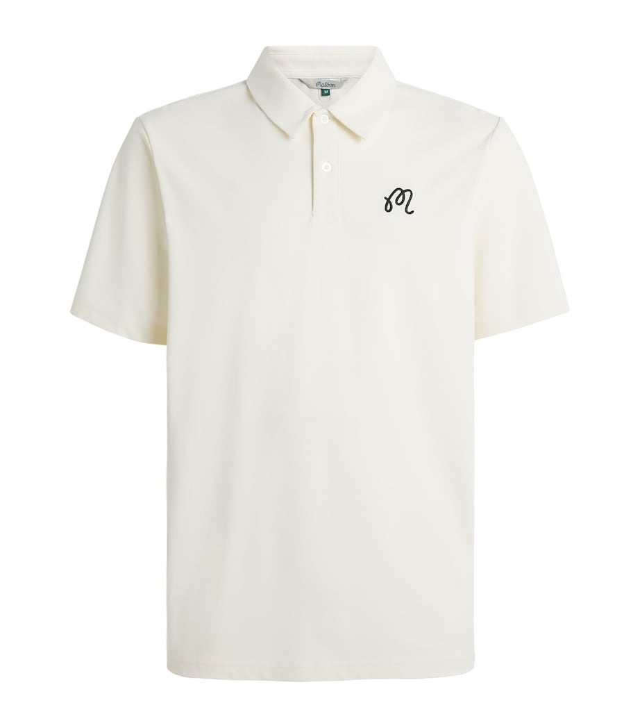Malbon Mens Fairway Polo Shirt Ivory Image 1