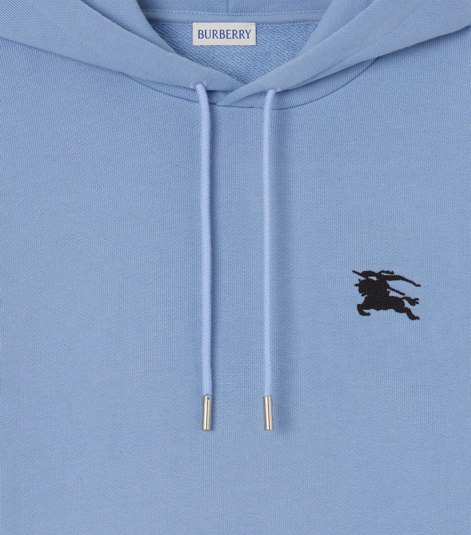 Burberry Mens EKD Stamp Hoodie Cornflower Blue Image 4