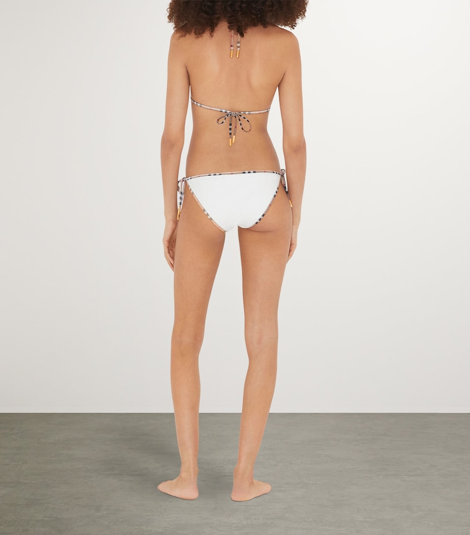 Burberry Check-Trim Triangle Bikini Harrods CY