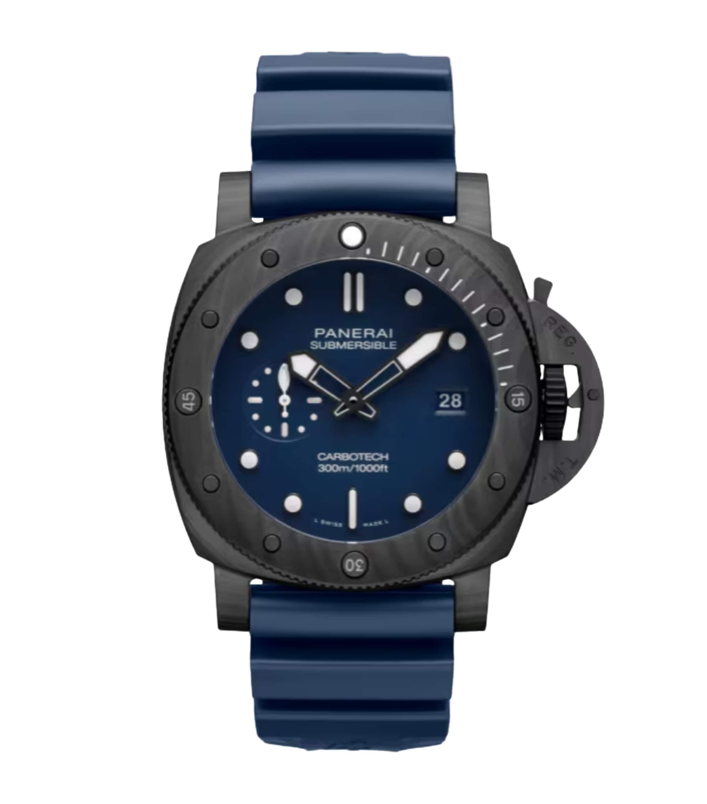 Carbotech Submersible QuarantaQuattro Watch 44mm BLUE Image 1