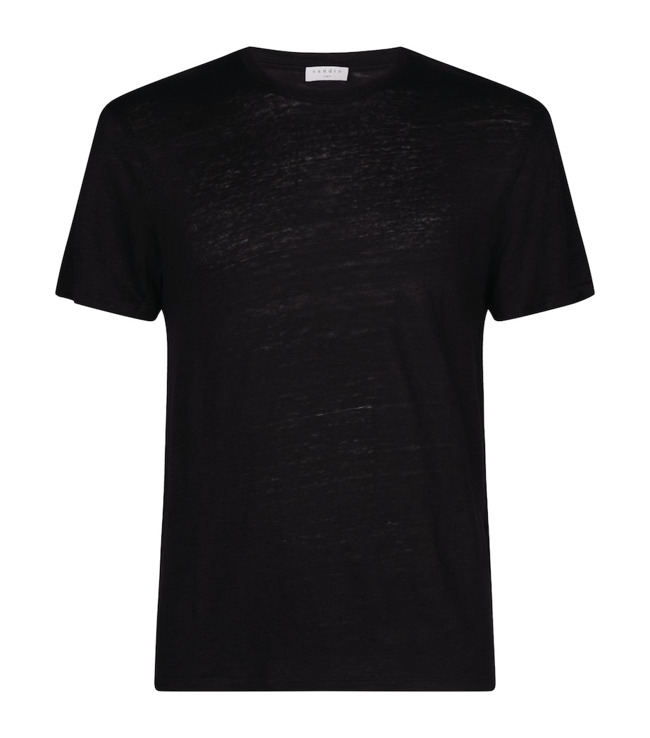 Linen T-Shirt NOIR Image 1