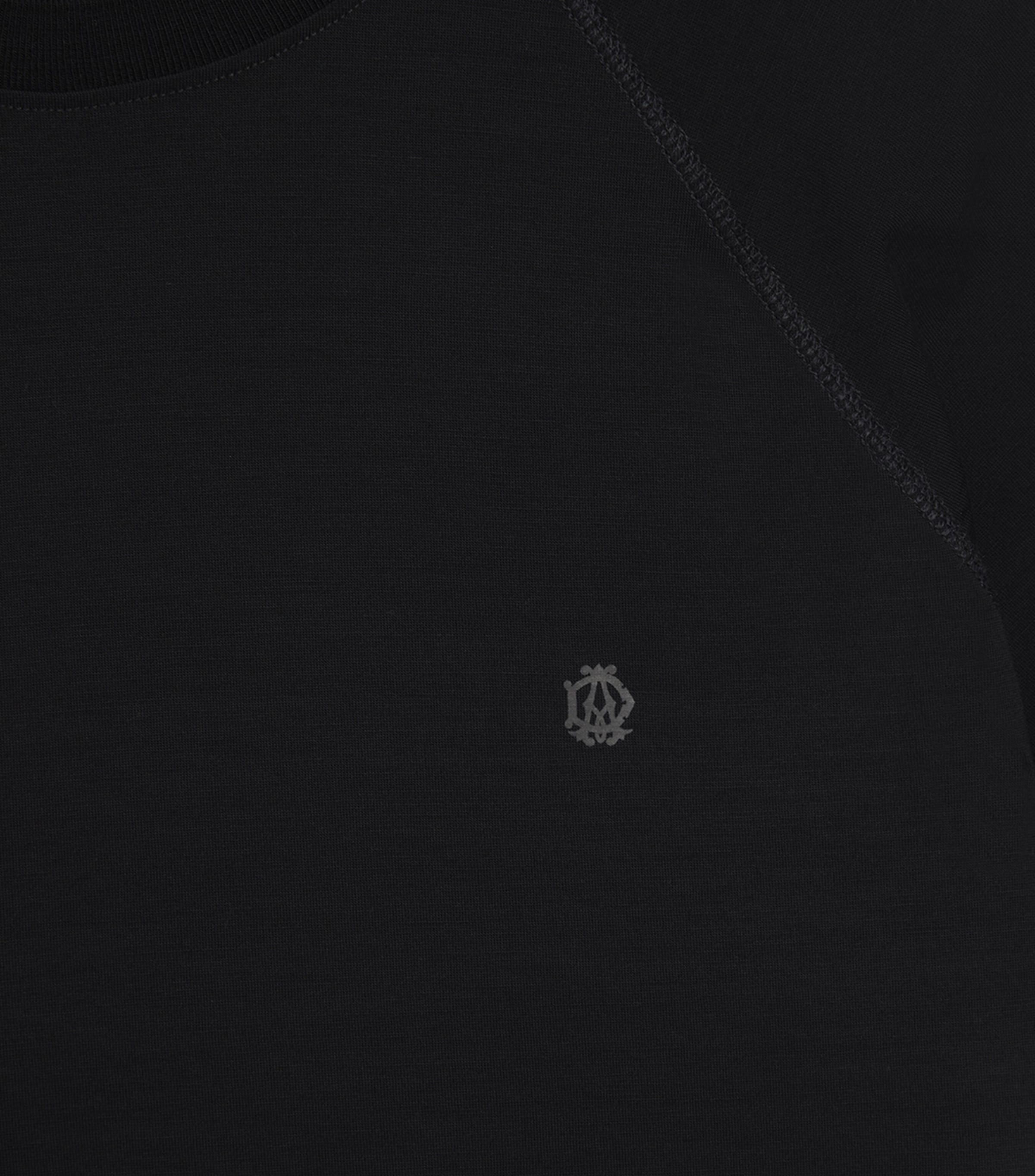 Dunhill Mens Wool Athluxury Short-Sleeve T-Shirt Navy Image 5