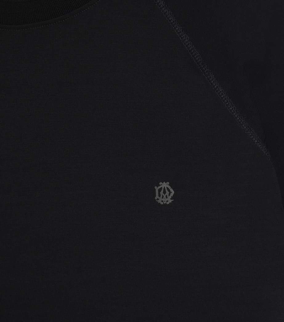 Wool Athluxury Short-Sleeve T-Shirt 416HOUSE NAVY Image 5