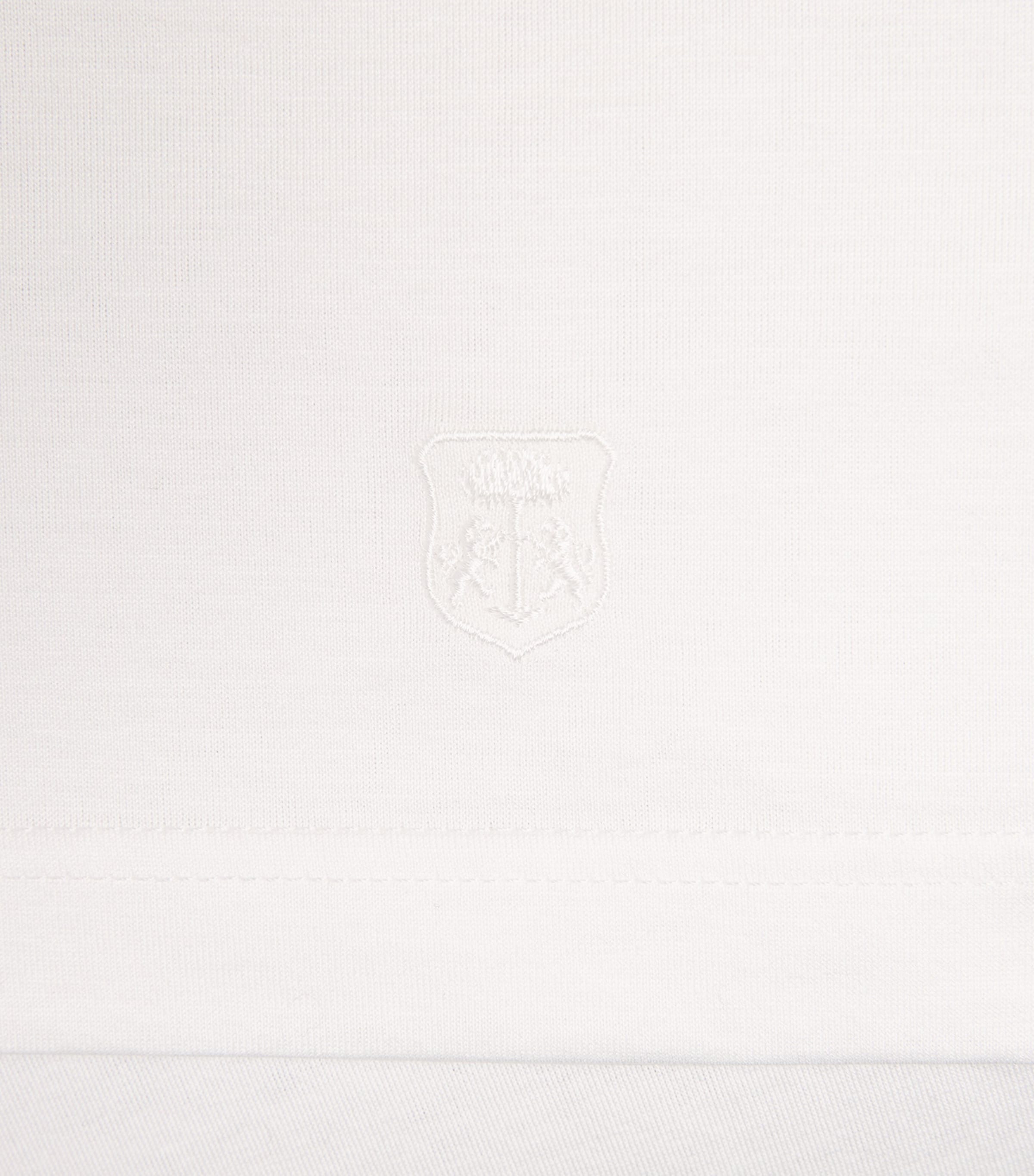 Corneliani Mens Cotton T-Shirt Optical White Image 6