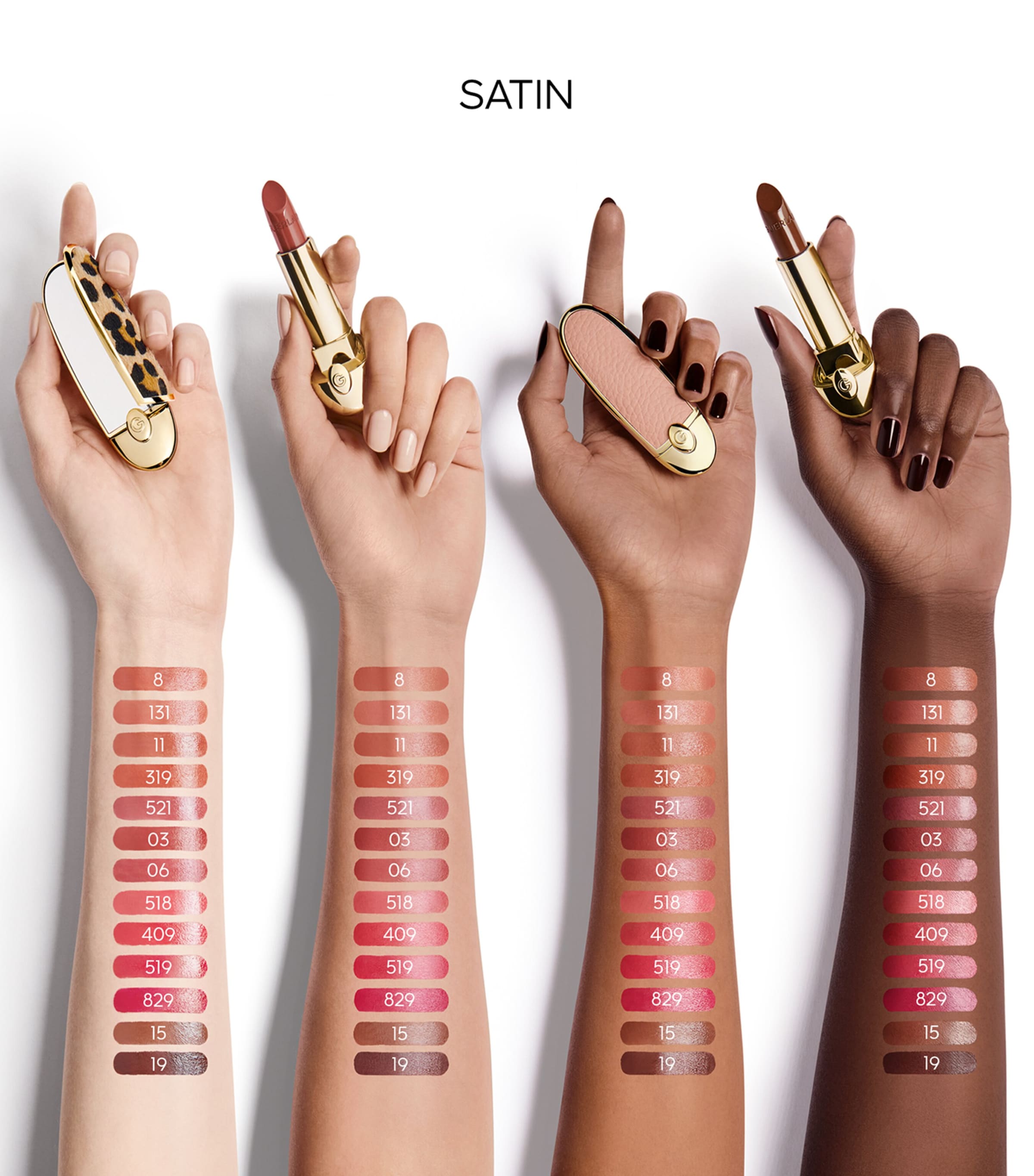 Guerlain Rouge G Ultra-Care Satin Lipstick - Refill Grège Rosé Image 4