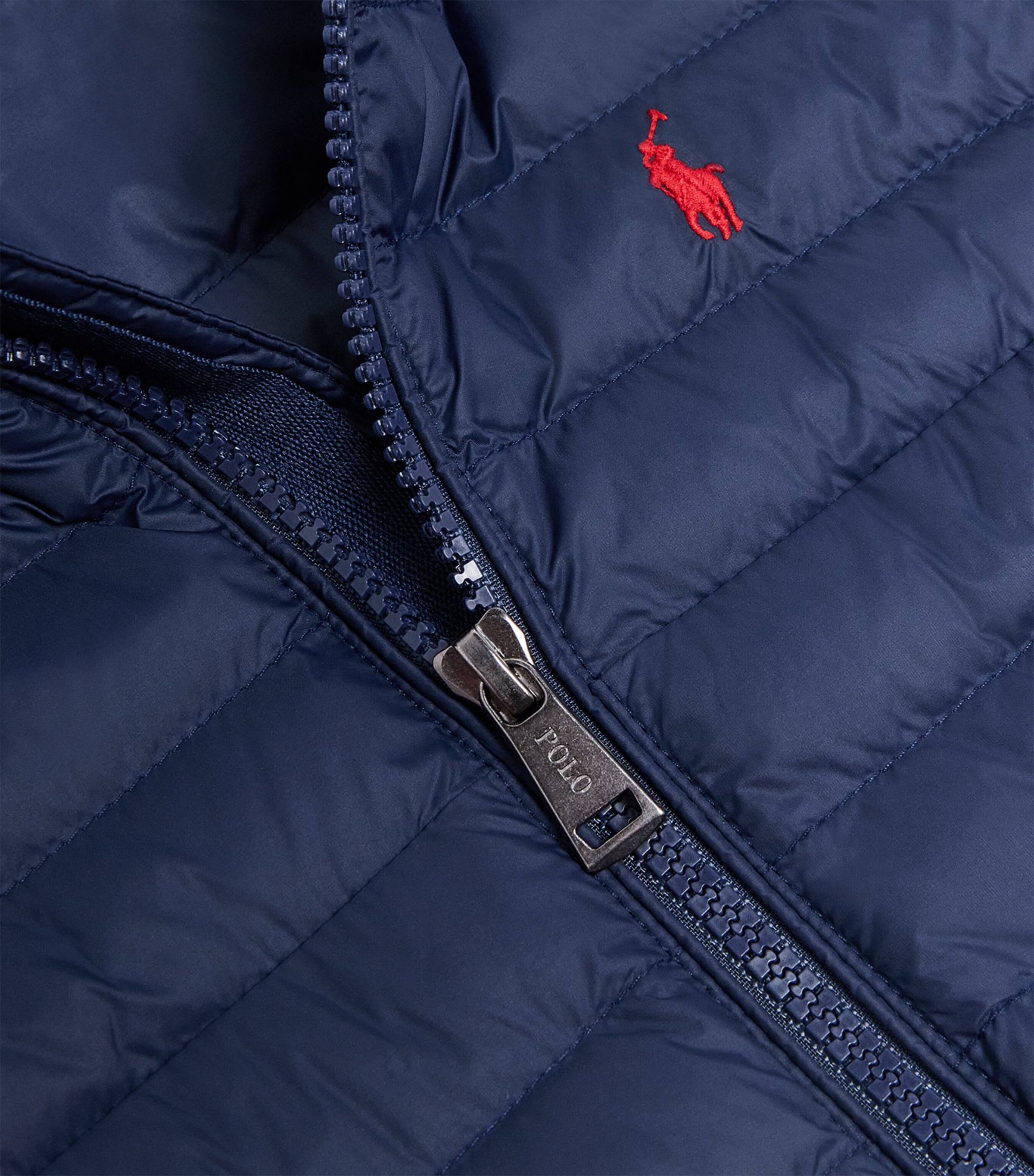 Packable Polo Pony Puffer Jacket (9-24 Months) NEWPORT NAVY Image 3