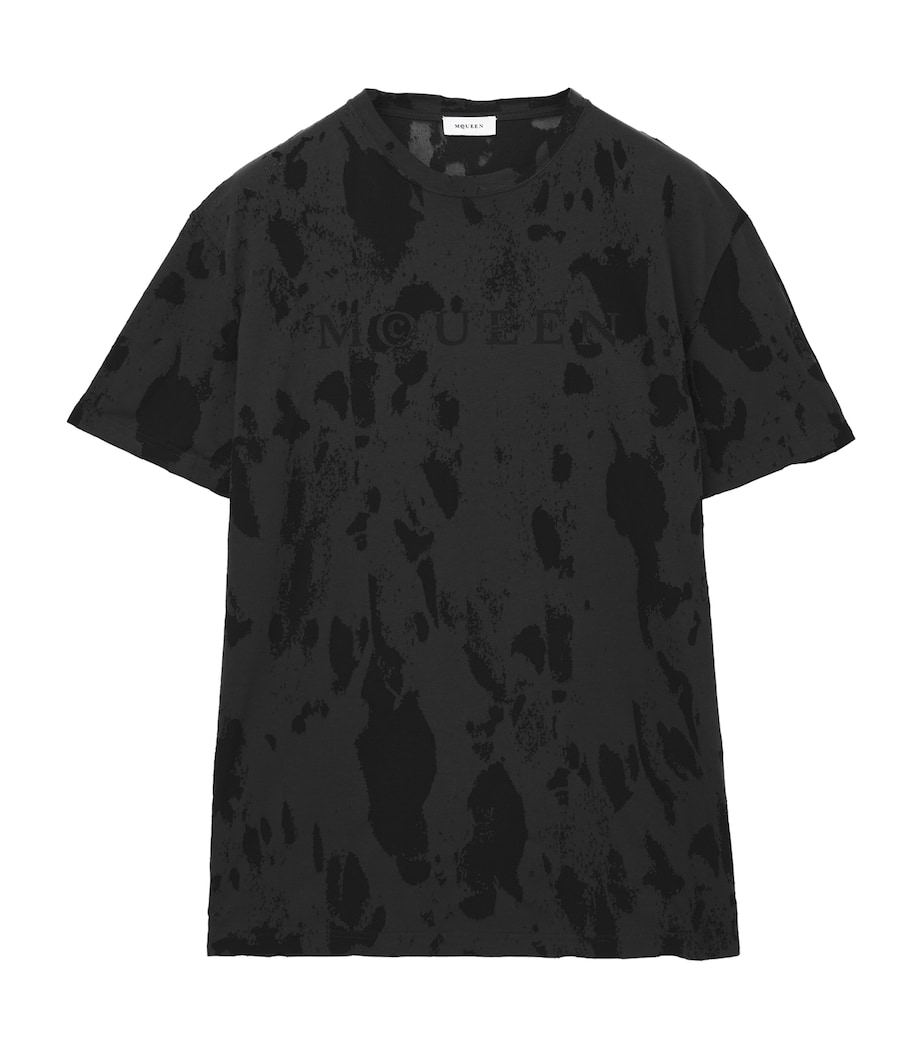 Cotton-Blend Jacquard T-Shirt 0571 Image 1