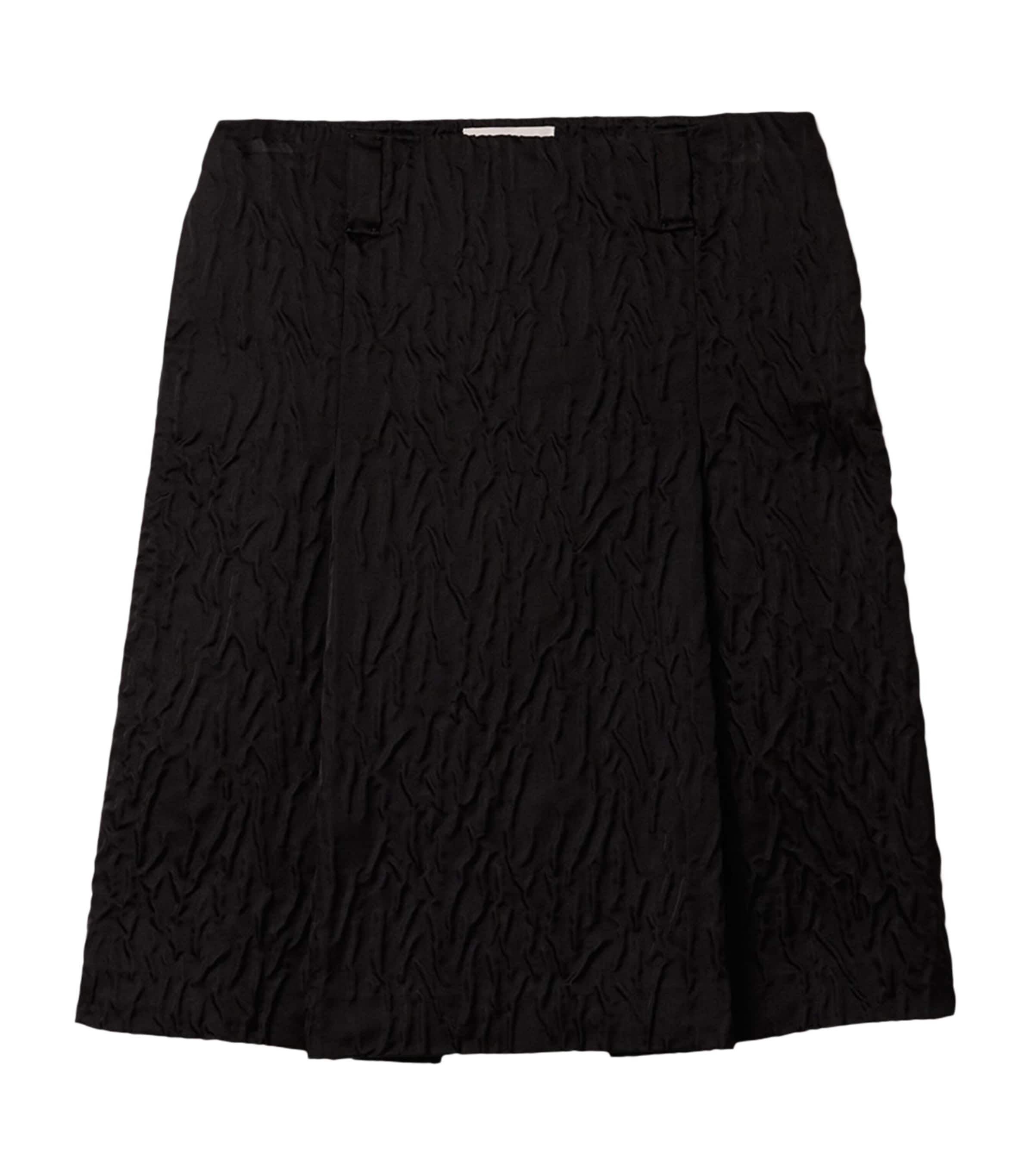 Miu Miu Womens Cloqué Duchesse Mini Skirt Image 1