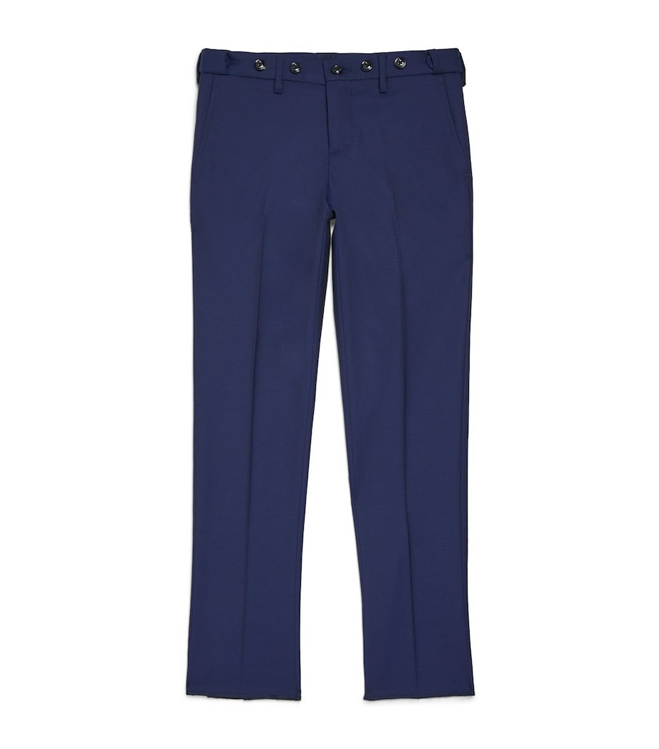 Wool Tailored Trousers (4-16 Years) 002 DARK BLUE Image 1