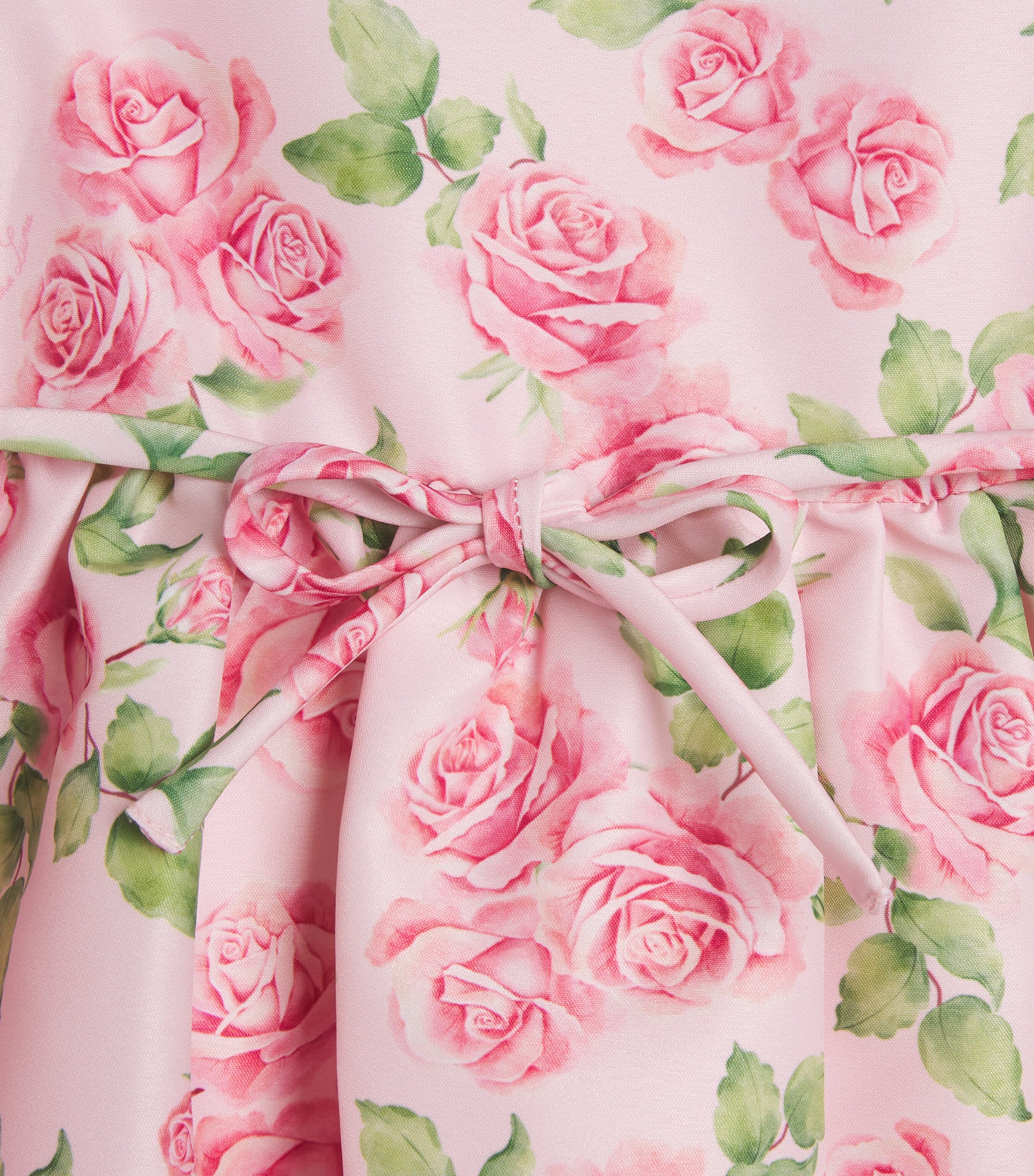 Mama Luma Floral Belted Dress (24-36 Months) Pink Image 2